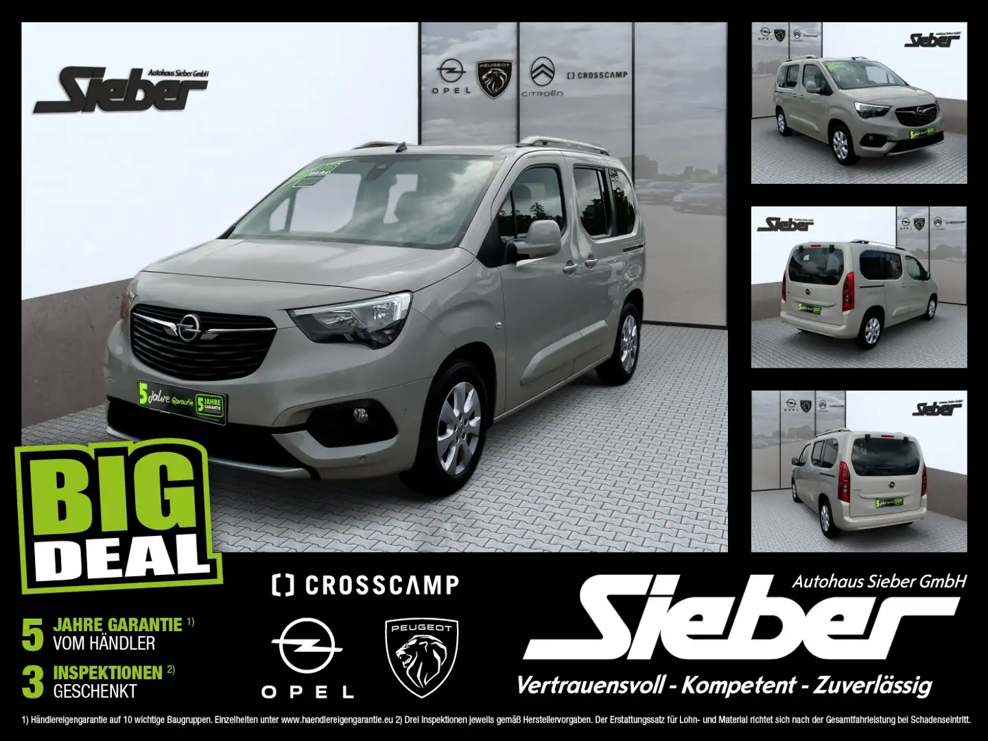 Opel Combo Life 1.5 D INNOVATION NAVI*KAMERA*SITZHZG* Szürke - 1