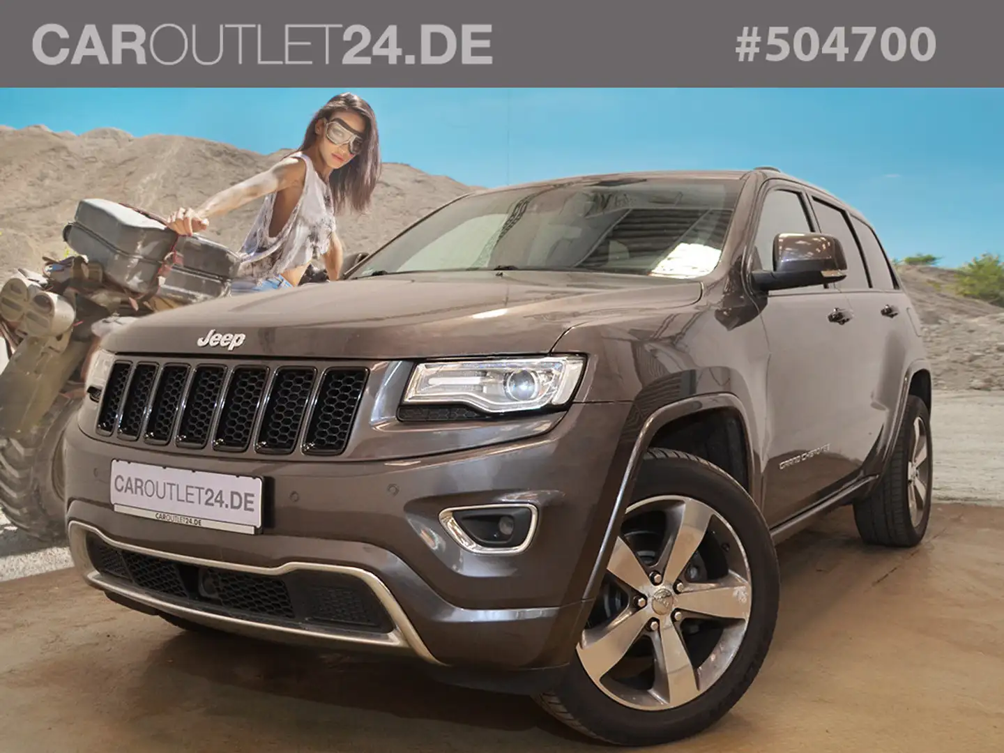 Jeep Grand Cherokee 3,0 CRD Overland *20Z amera Pano* Grau - 1