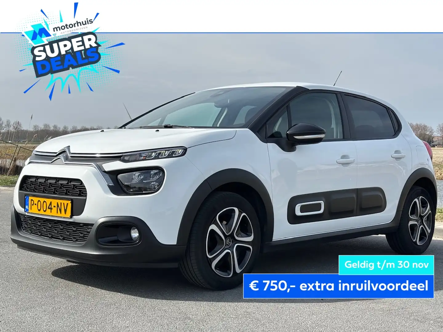 Citroen C3 | FEEL | NAVIGATIE | CLIMA | CARPLAY | LED KOPLAMP Blanc - 1