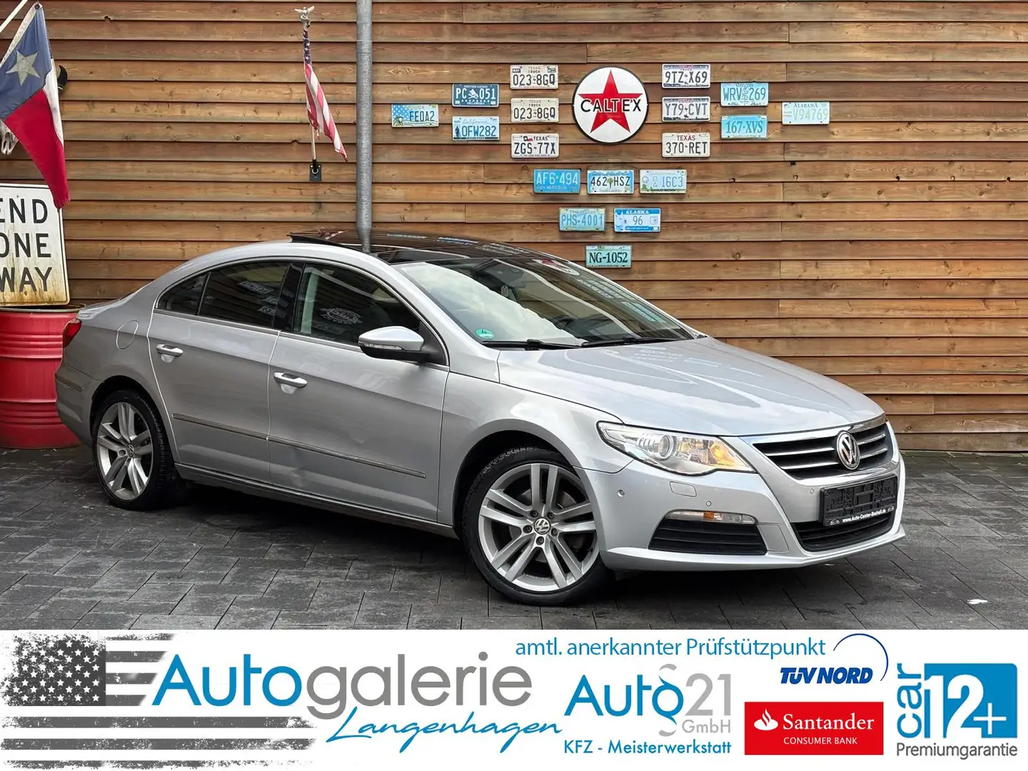 Volkswagen Passat CC Bi-Xenon Pano PDC Leder SHZ Navi Gris - 1