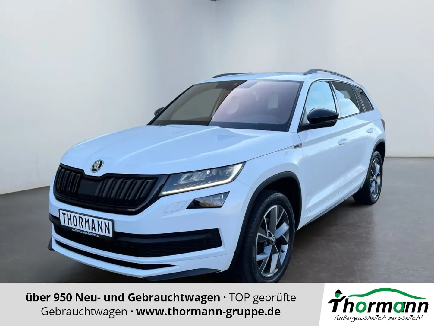 Skoda Kodiaq Sportline 1.5 TSI ACT 4xSHZ ACC AHK LED Weiß - 1