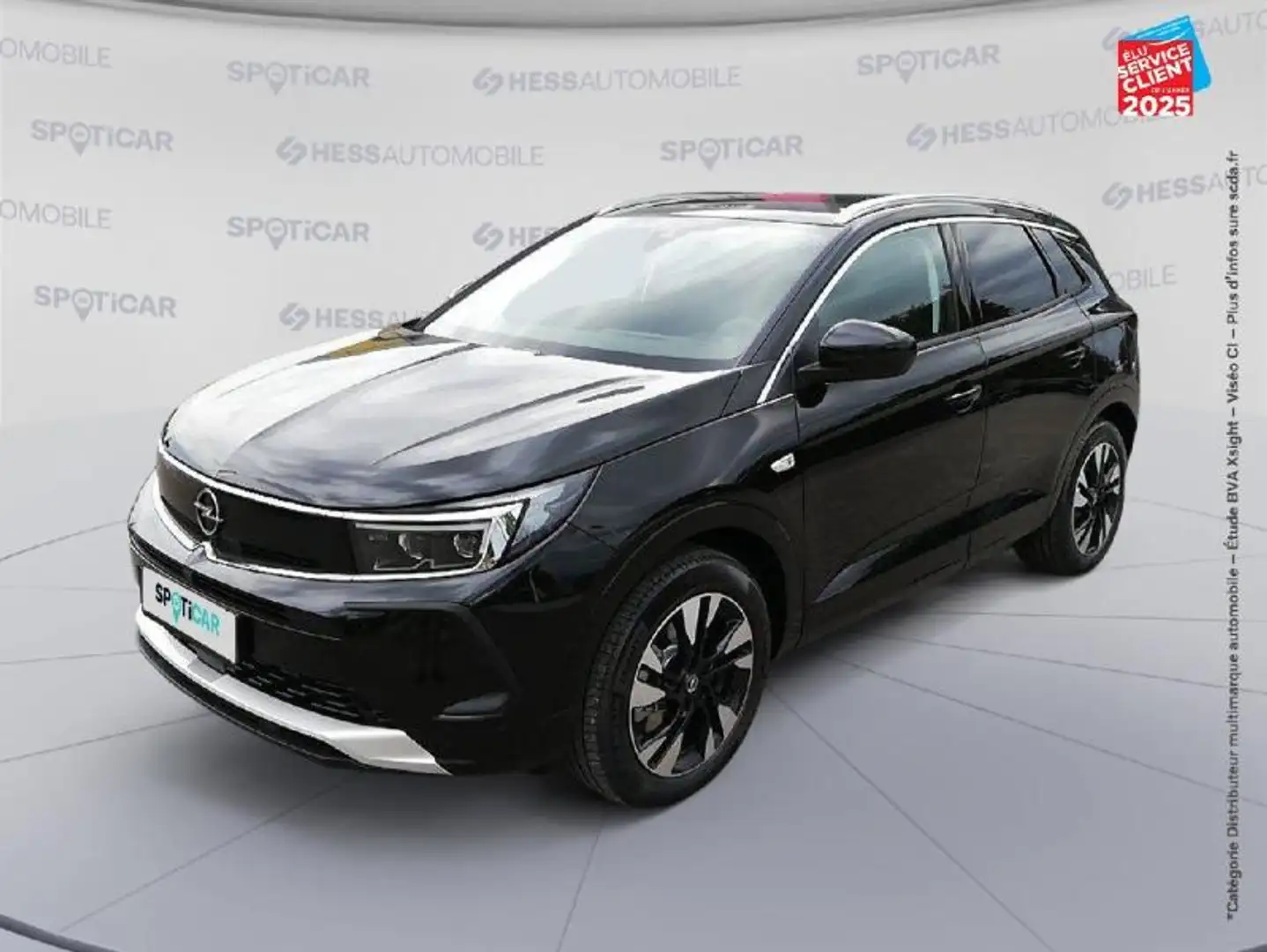Opel Grandland 1.6 Turbo 300ch Hybride Ultimate 4x4 Noir - 1