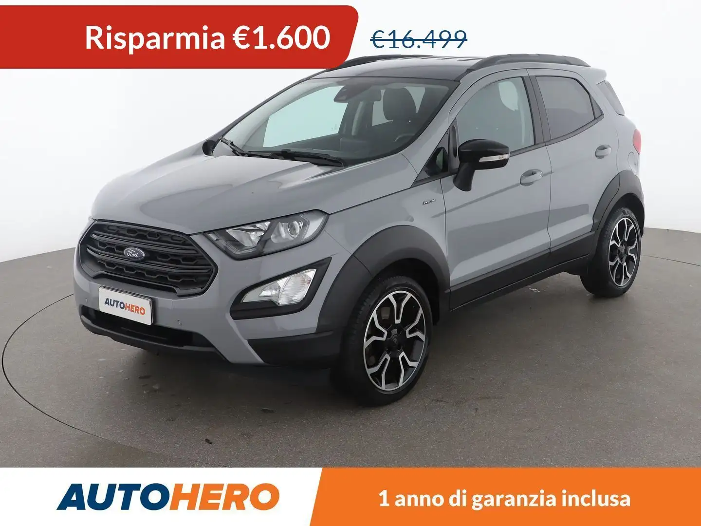 Ford EcoSport 1.0 EcoBoost Active 125 CV Grigio - 1