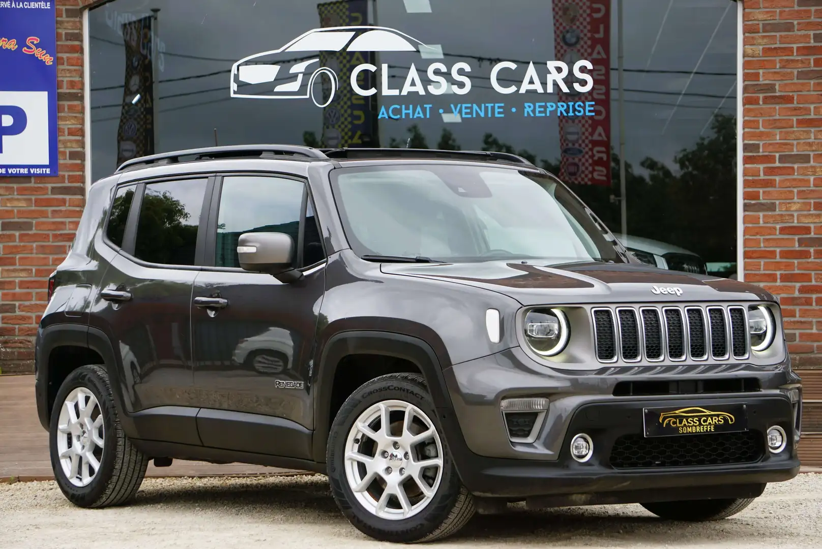 Jeep Renegade 1.0 T3 Limited Toit Pano Navi Camera Radars Clim Gris - 2