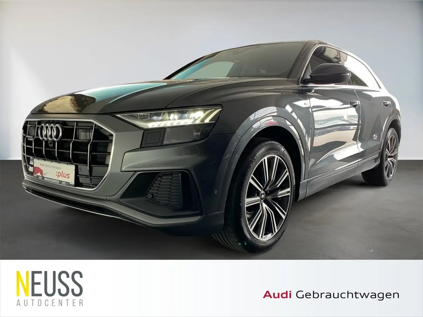 Audi Q8 50 TDI quattro S line STZHG+HUD+NIGHT+AHK+ACC Grau - 1