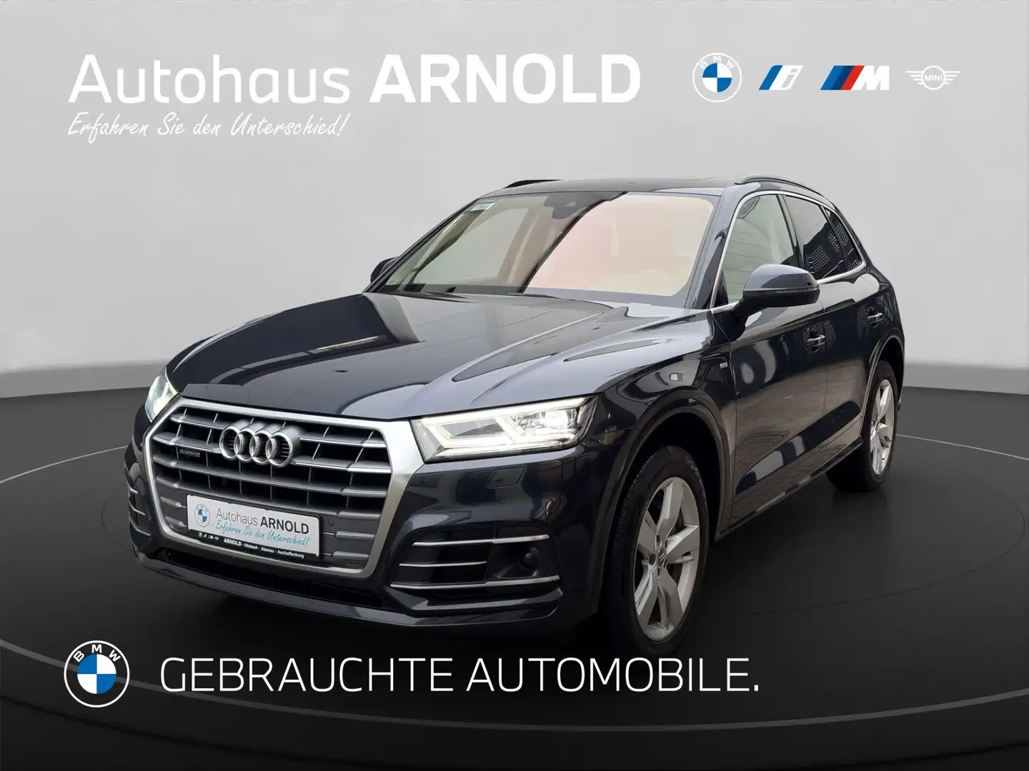 Audi Q5 40 2.0 TDI Head-Up LED Tempomat Sitzhzg. PDC RFK Blau - 1