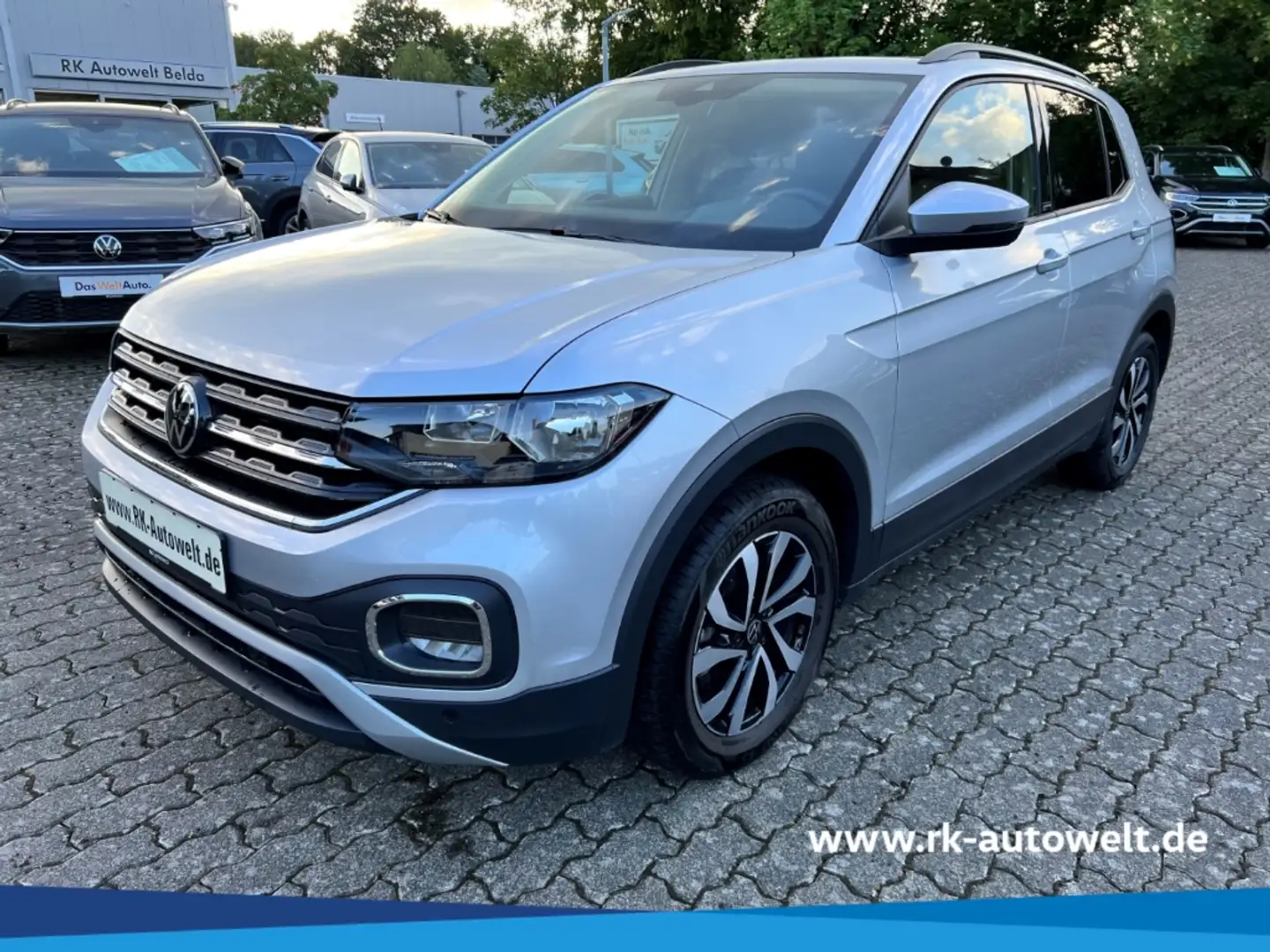 Volkswagen T-Cross Active 1.0 TSI DSG Navi Climatronic ACC Silber - 1