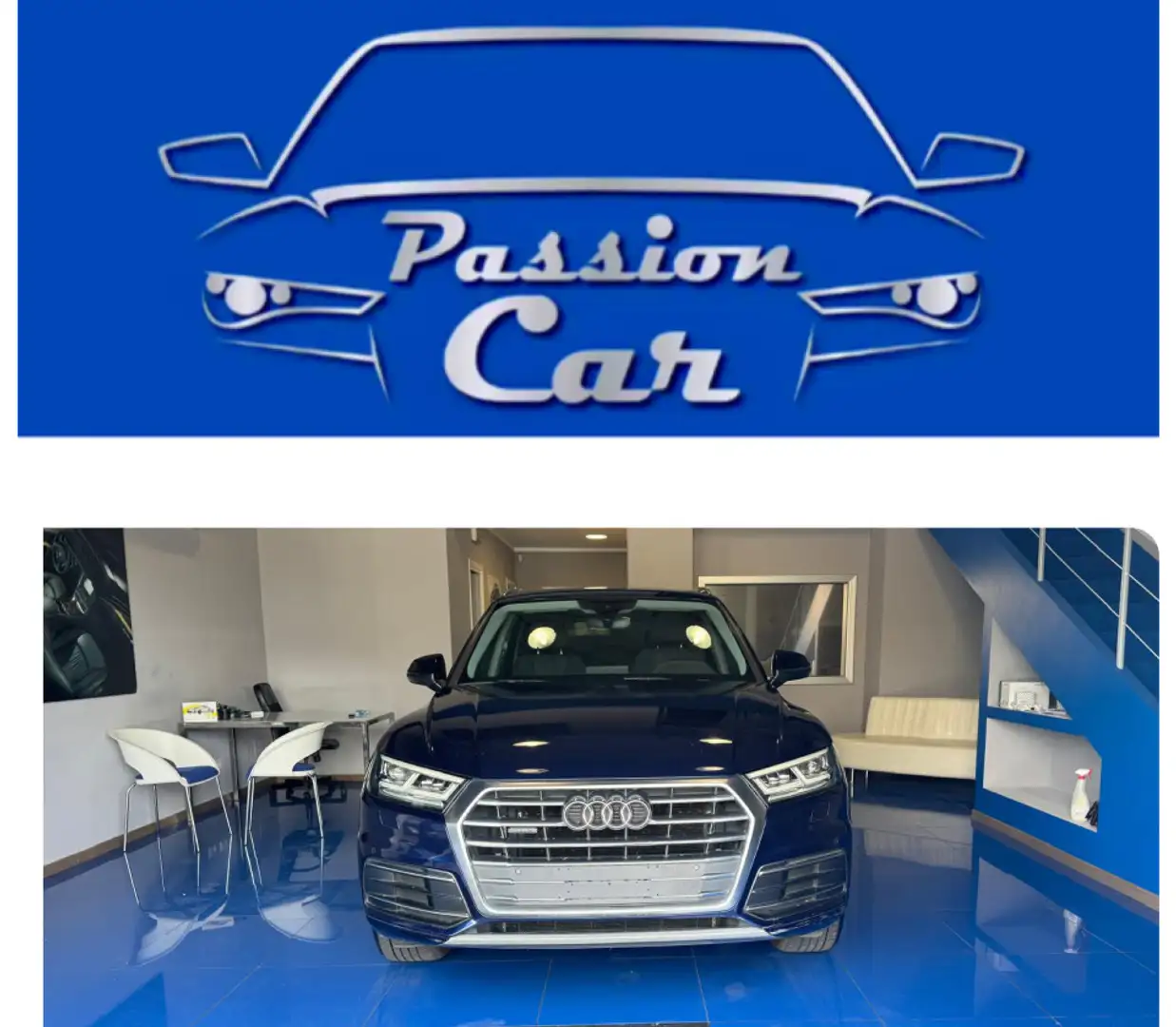 Audi Q5 40 2.0 tdi Sport quattro 190cv VIRTUAL Blau - 1