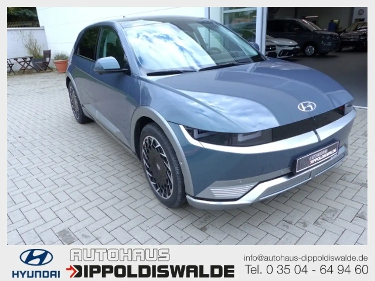 Hyundai IONIQ 5 Elektro 77,4 kWh  Techniq *LED*PDC*Navi* Groen - 1