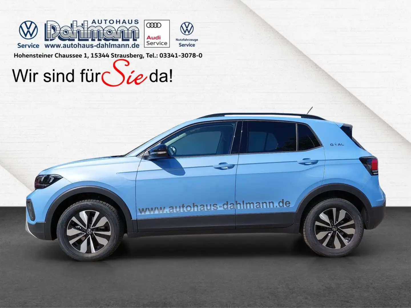 Volkswagen T-Cross T CROSS 1.0 TSI GOAL ACC RFK CARPLAY LED Klima Blau - 2