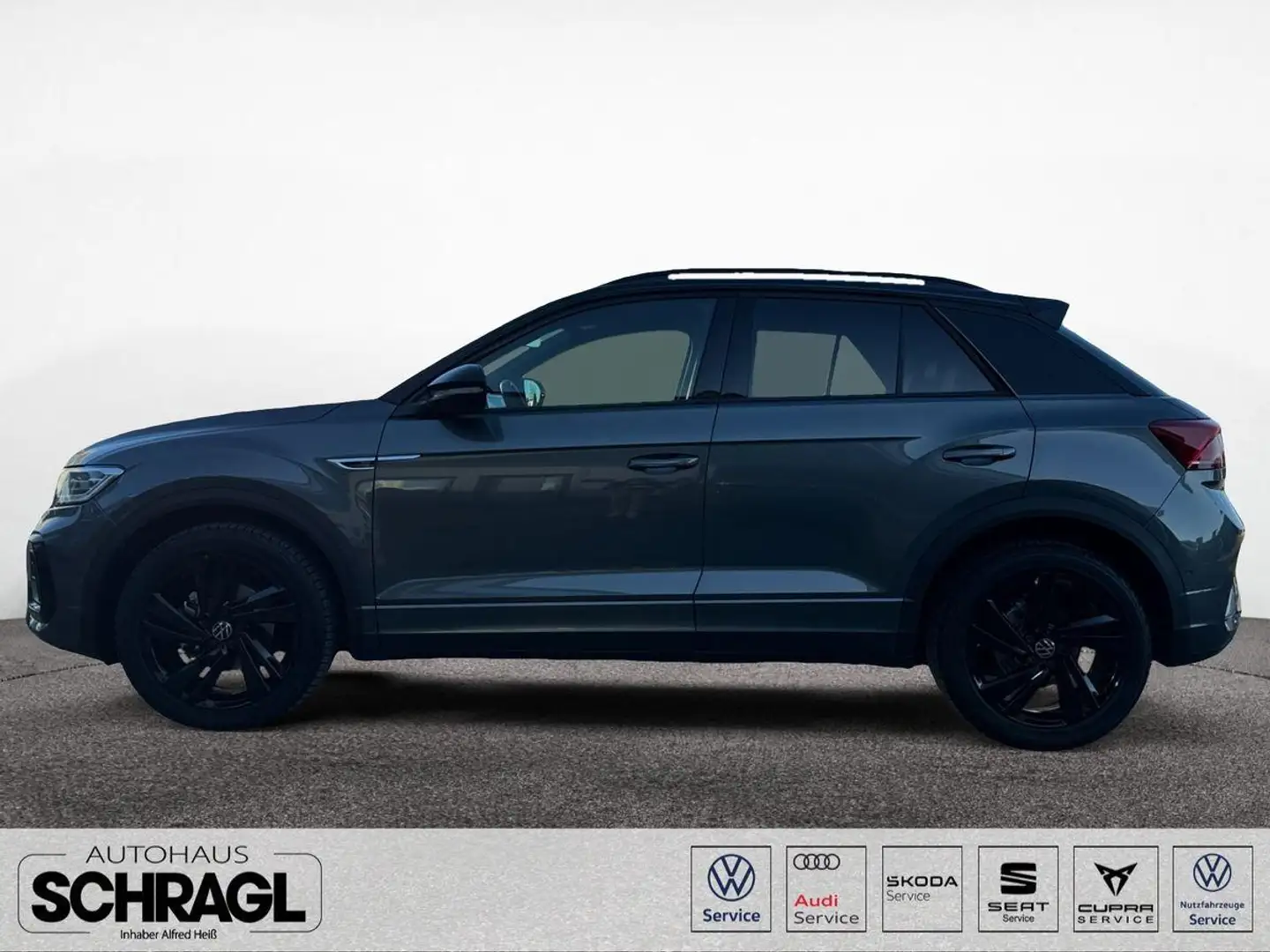 Volkswagen T-Roc 1.5 TSI DSG R-LINE+BLACK+AHK+KAMERA+MATRIX Grau - 2