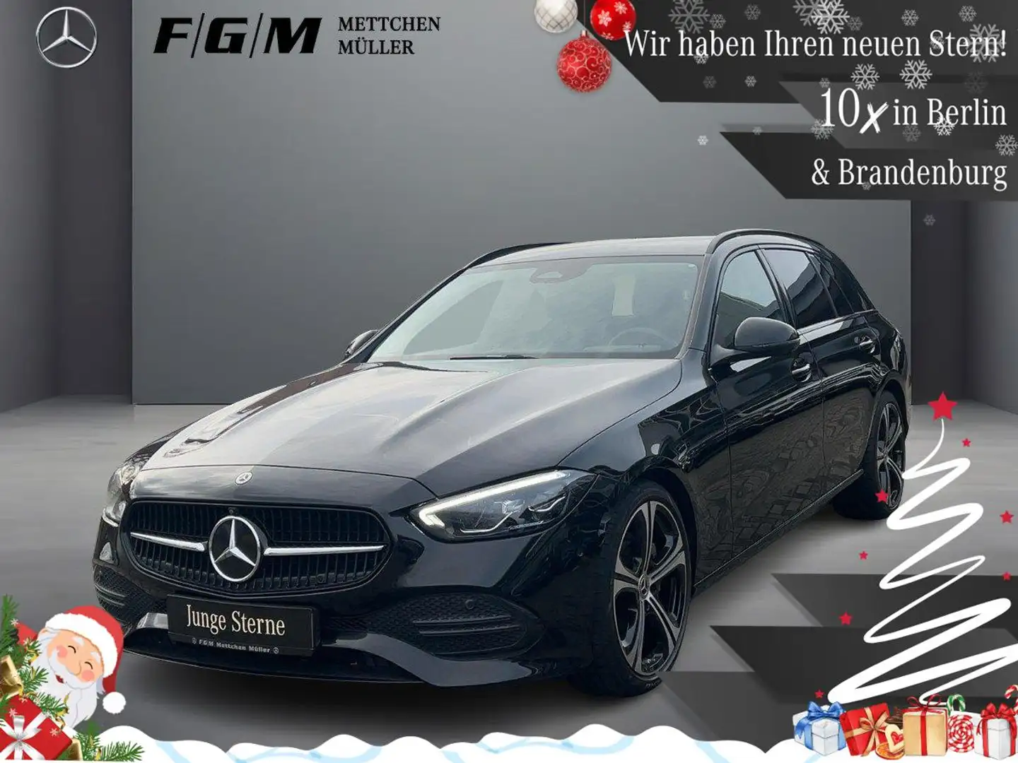 Mercedes-Benz C 300 d T Avantgarde TWA|360|AHK|Night|Distronic Schwarz - 1