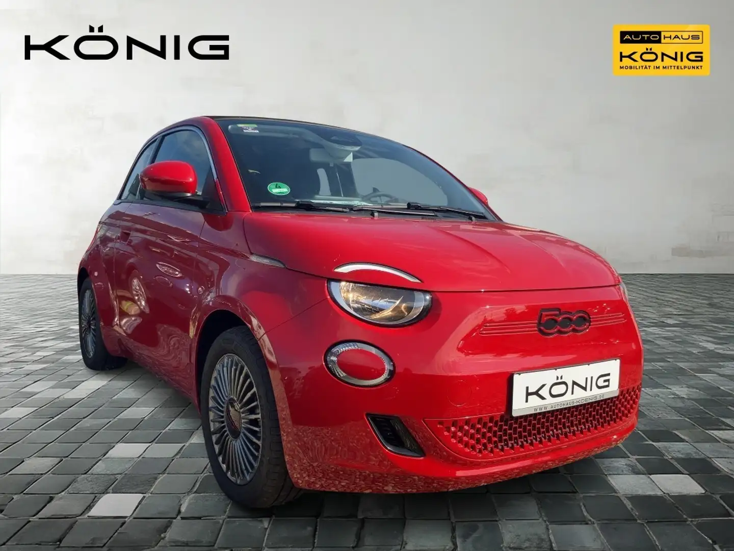 Fiat 500e Cabrio Red Edition Rot - 2