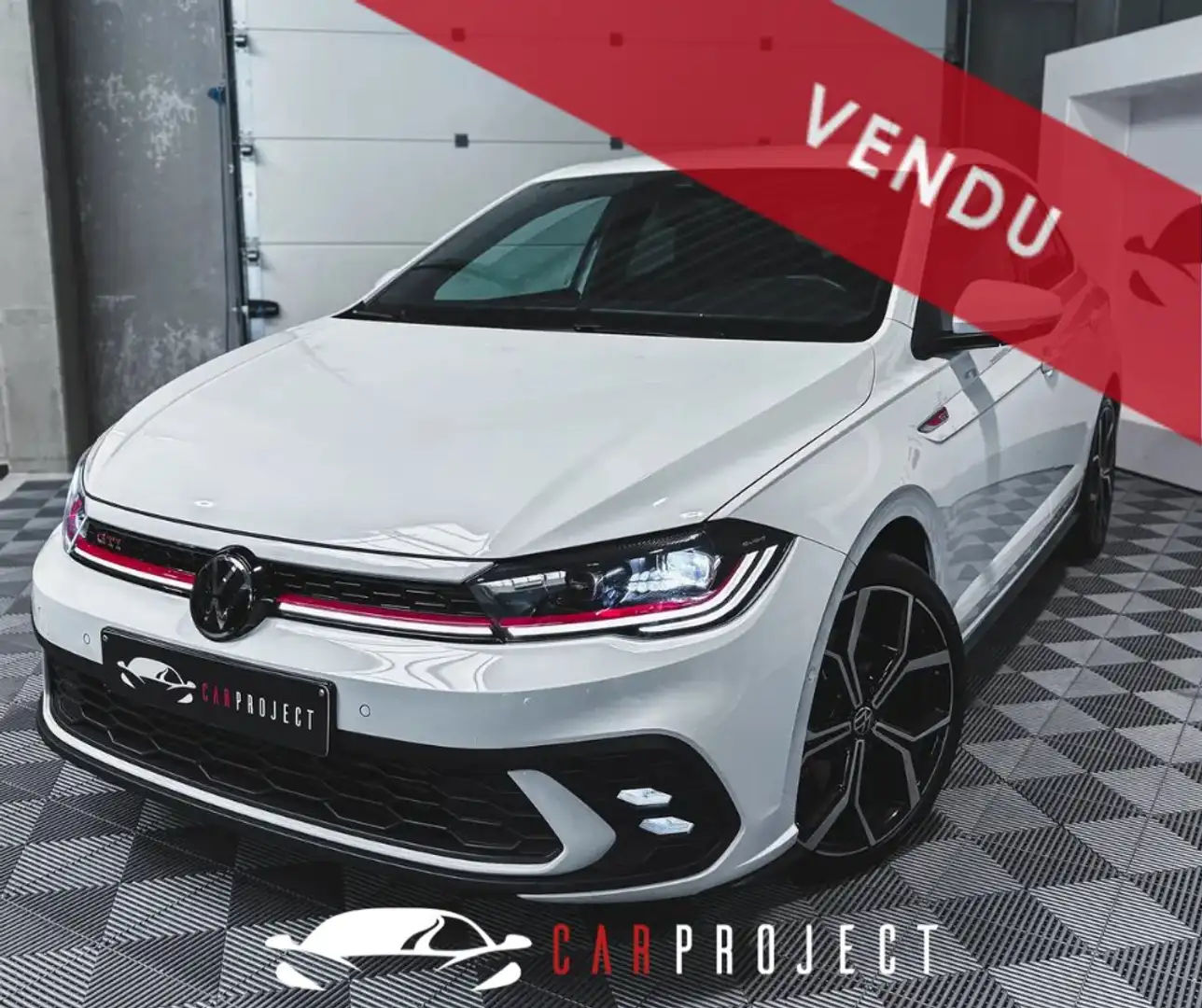 Volkswagen Polo GTI 2.0 TSI DSG /VIRTUAL/CARPLAY/ JA 18"/CLIM AUTO Blanc - 1