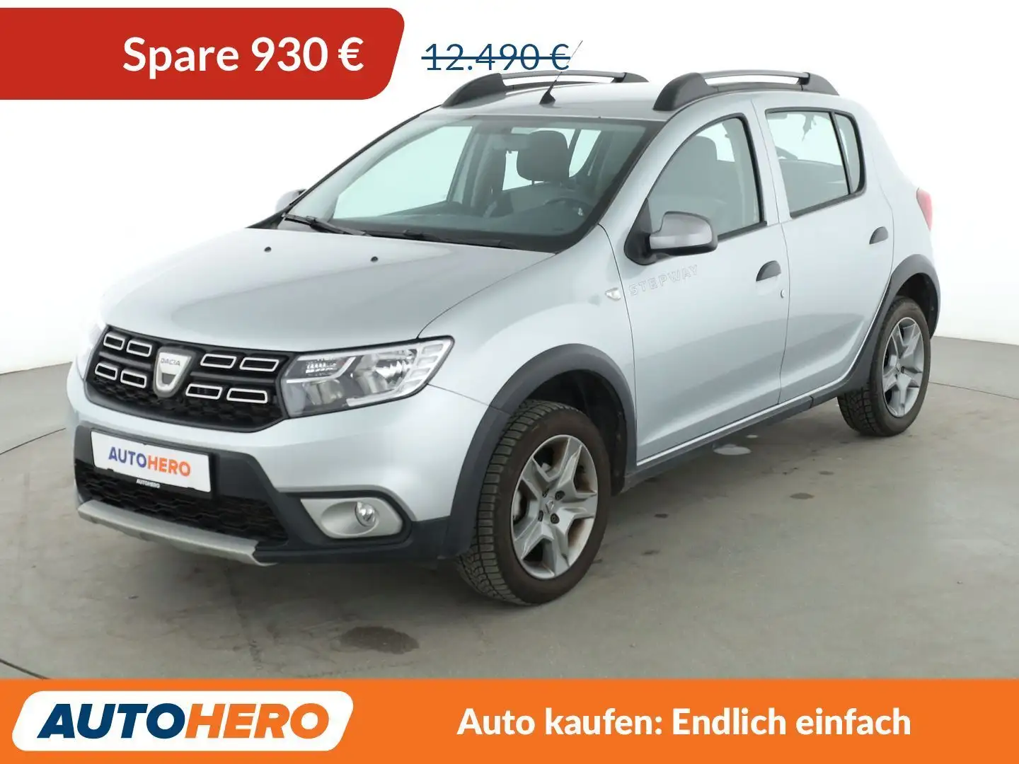 Dacia Sandero 0.9 TCe Stepway Prestige Silber - 1