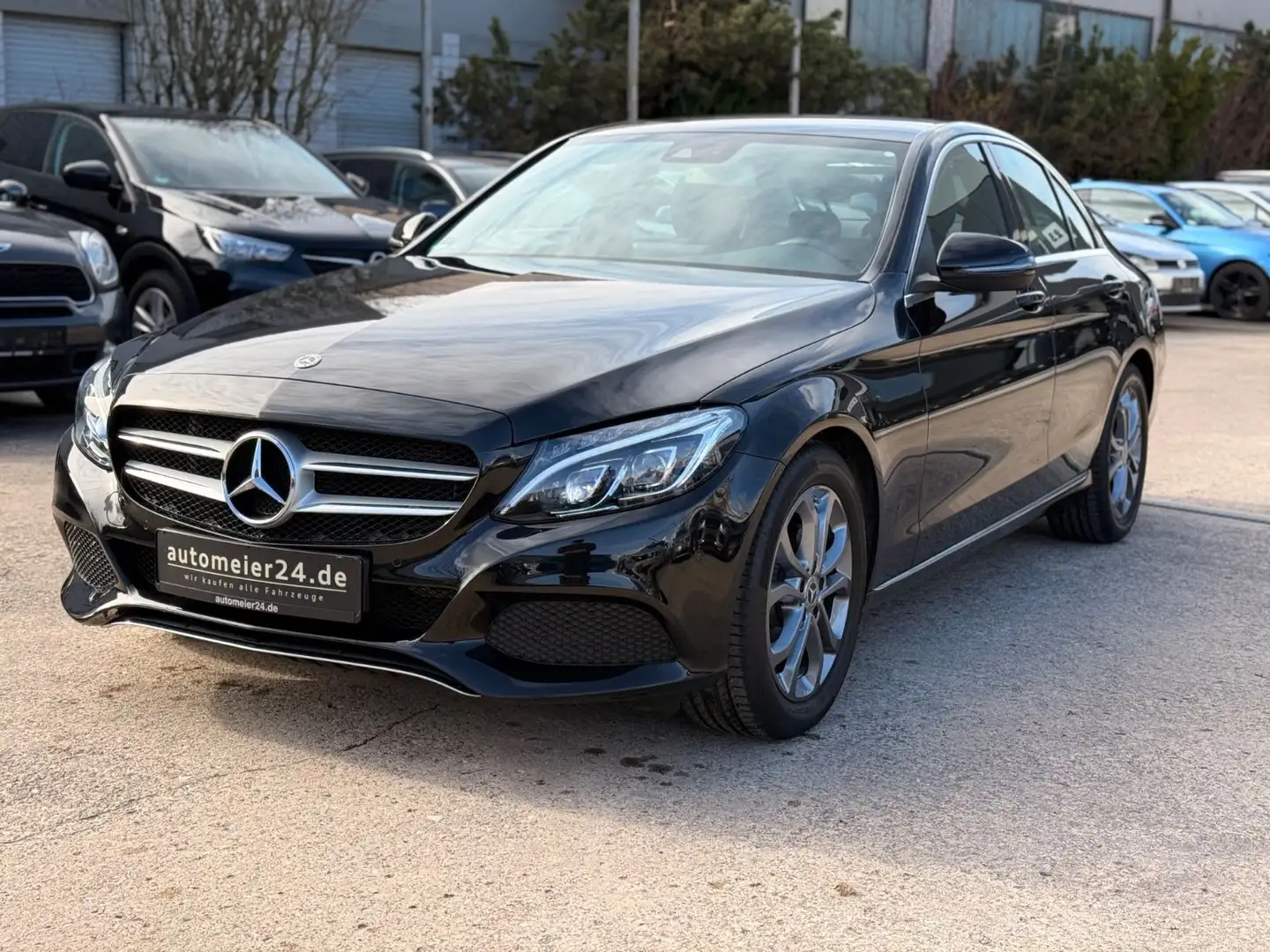 Mercedes-Benz C 180 Limousine CGI *1 Hand* Scheckheft* Kamera* Schwarz - 1