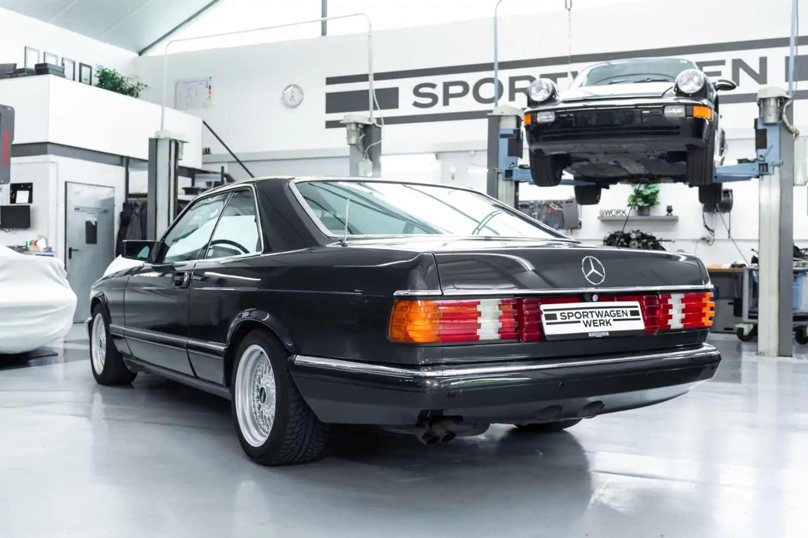Mercedes-Benz S 560 560 SEC I AMG I BBS I 2. Hand I BRD Negru - 2
