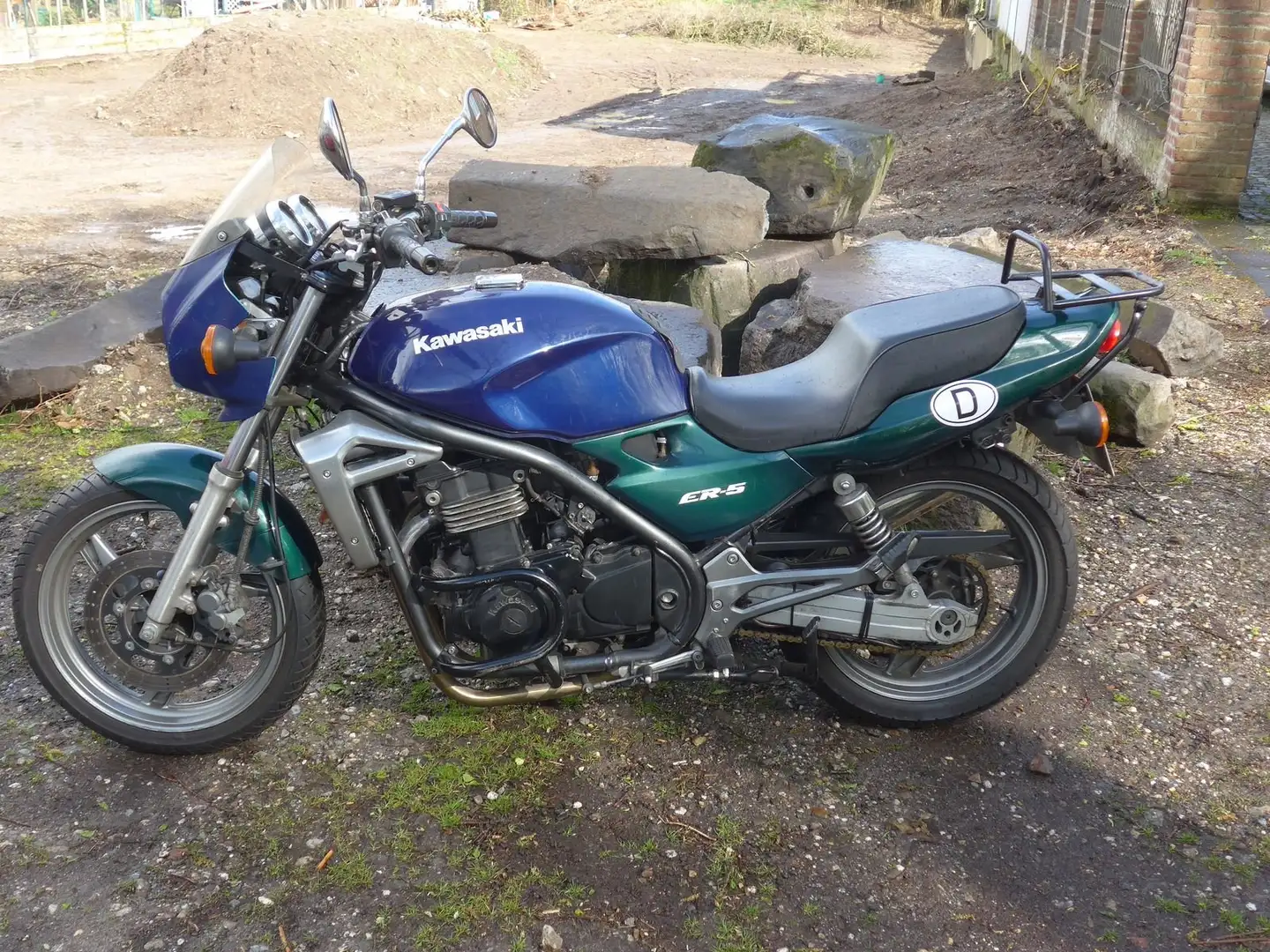 Kawasaki ER - 5 Twister tiefergelegt, Sitzhöhe 71 cm, A2 möglich TOP Groen - 1