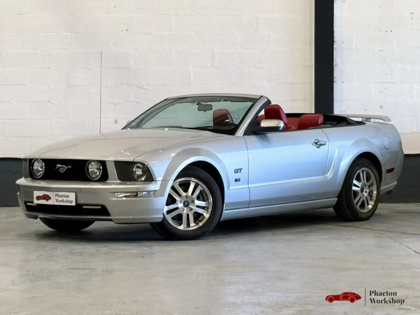 Ford Mustang GT CABRIOLET - 1ER MAIN FRANCAISE - AIDES AU STATI Gris - 1