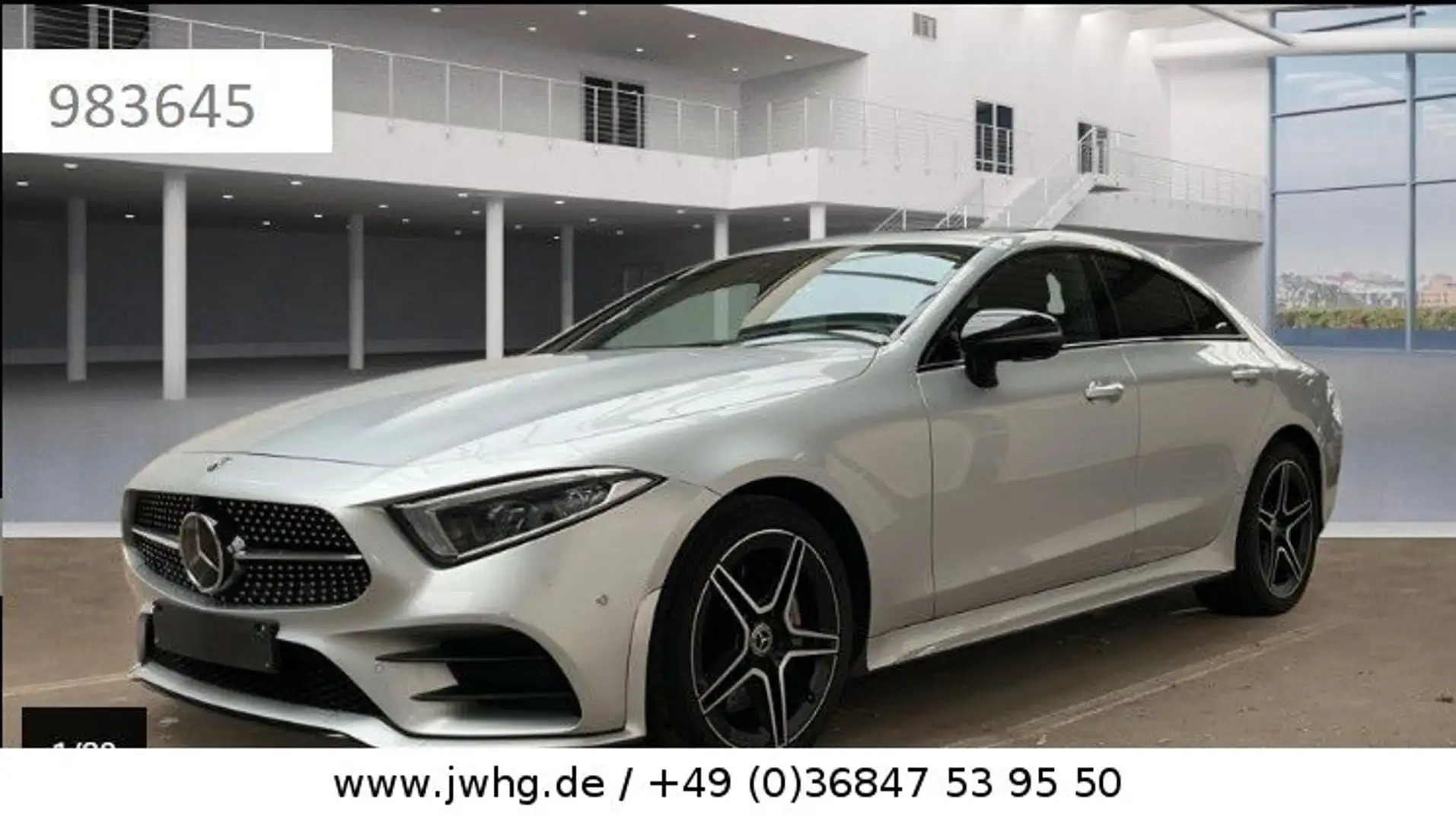 Mercedes-Benz CLS 350 2x AMG Line Distr SDach 360° Widescreen Argent - 1
