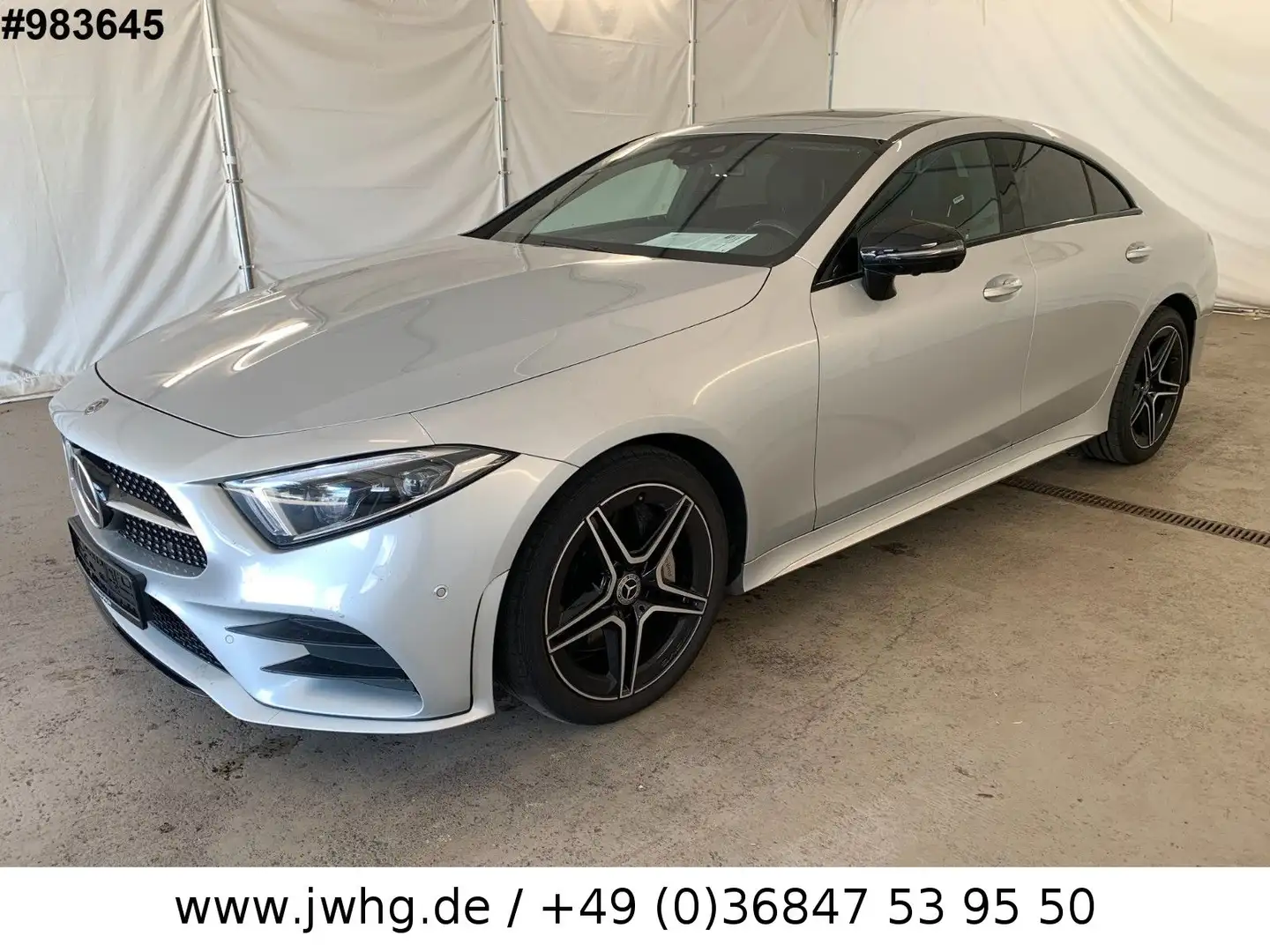 Mercedes-Benz CLS 350 2x AMG Line Distr SDach 360° Widescreen Argintiu - 1