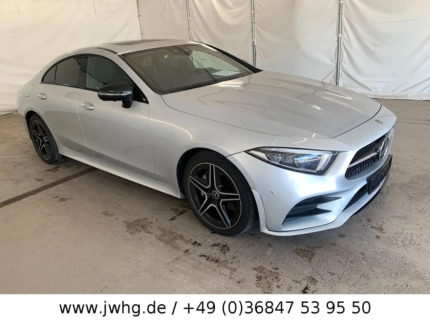 Mercedes-Benz CLS 350 2x AMG Line Distr SDach 360° Widescreen Argintiu - 2
