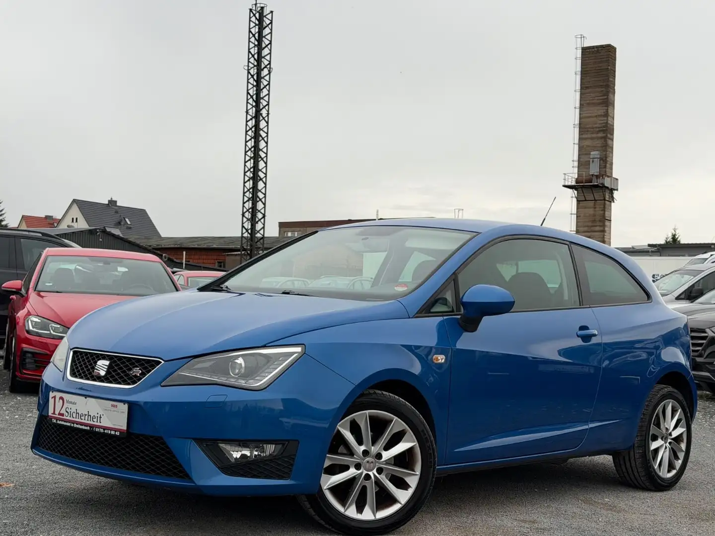 SEAT Ibiza SC FR/SHZ/NAVI/EURO 5 Bleu - 1