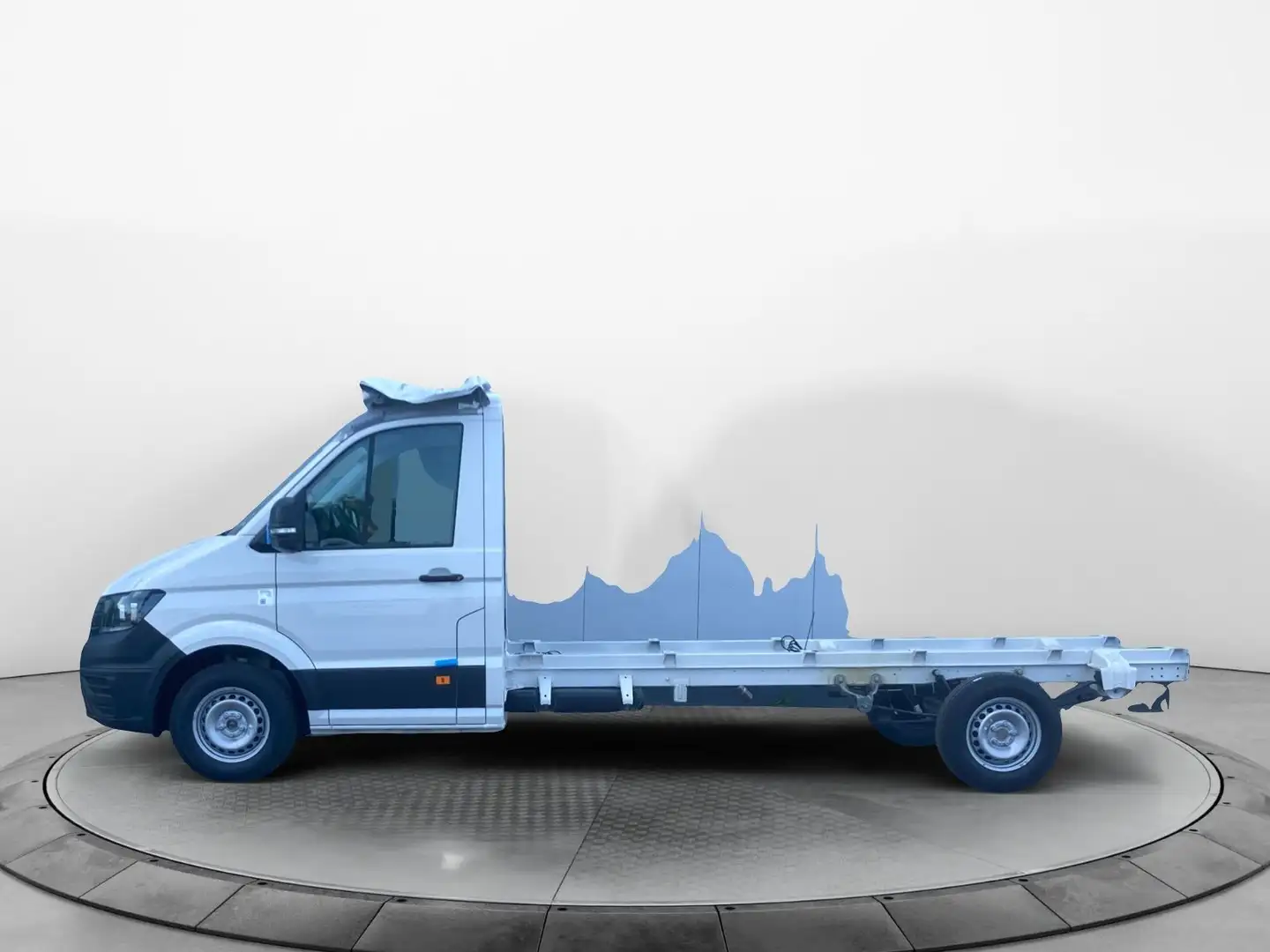 Volkswagen Crafter 35 Windlauf-Fahrgestell TDI 103 kw LR Blanc - 2