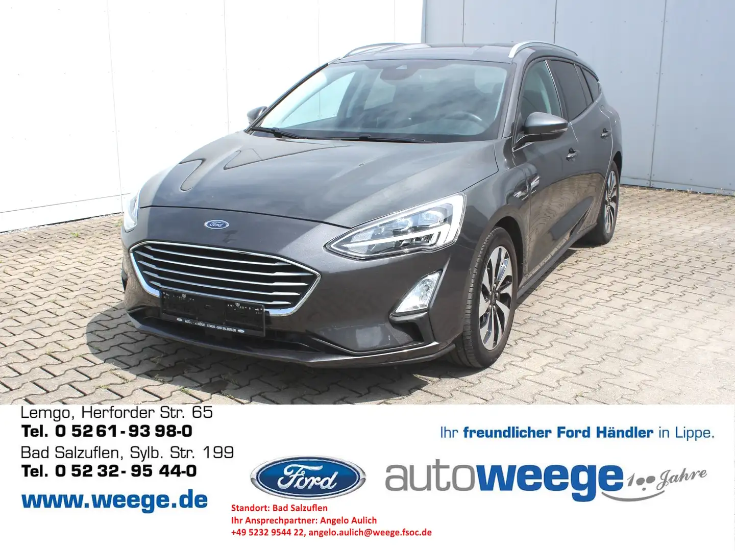 Ford Focus Cool & Connect 1,0 EcoBoost Start/Stopp Grijs - 1