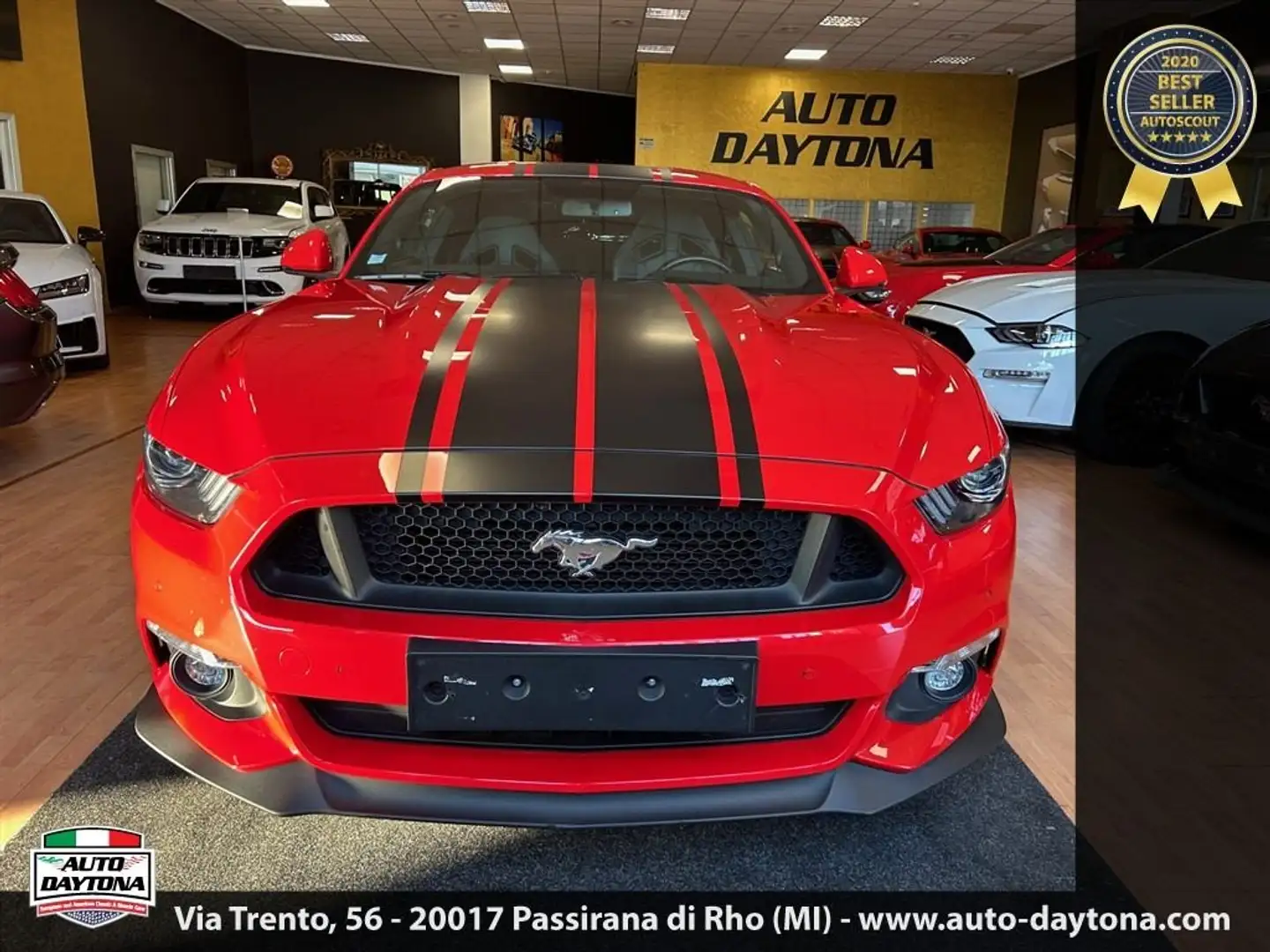 Ford Mustang Fastback 2.3 EcoBoost Automatica Full Rojo - 1
