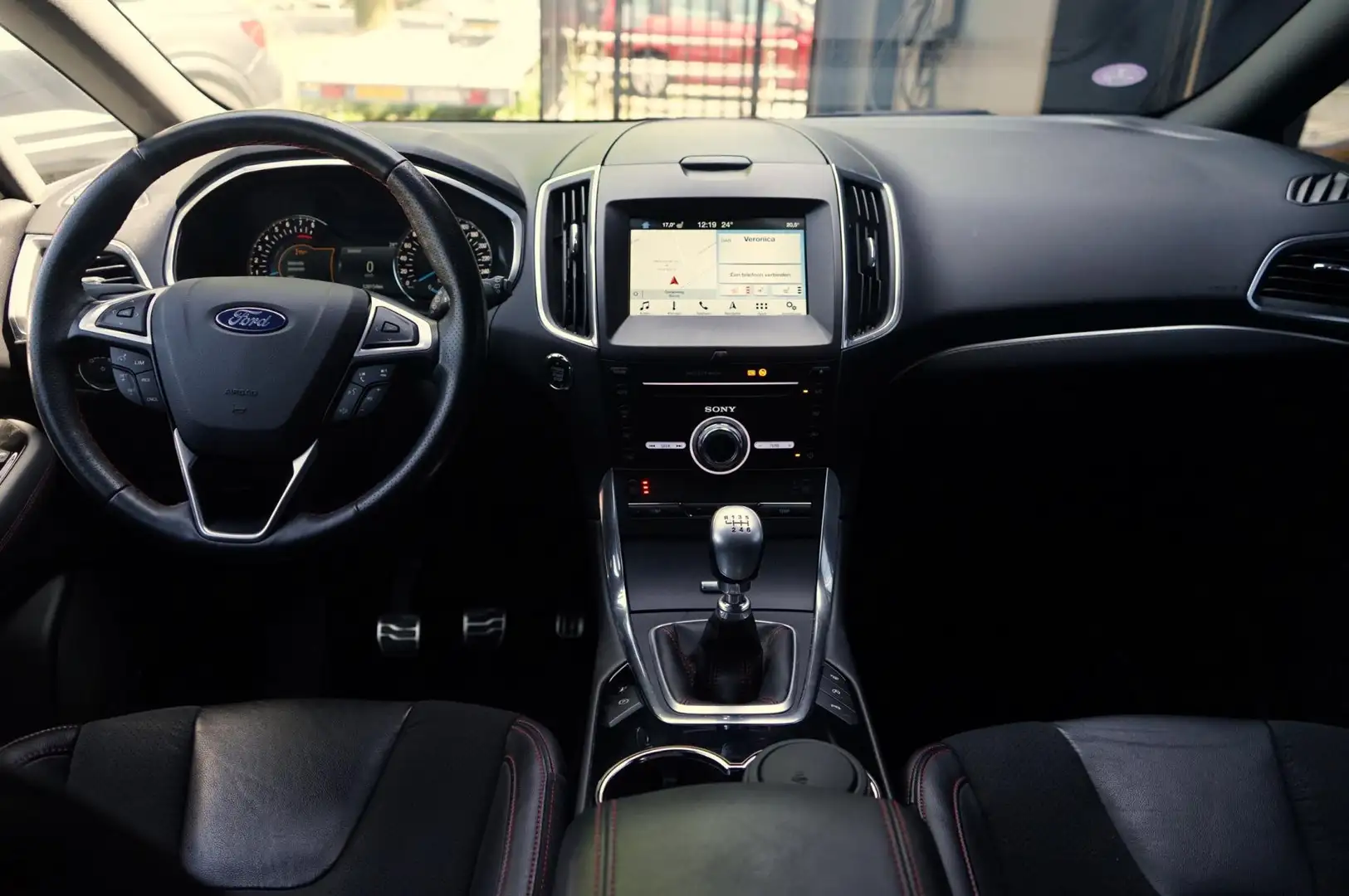 Ford S-Max 1.5 ST-Line 7p., Camera, Leder, Navi, Trekhaak, Cl Czerwony - 2