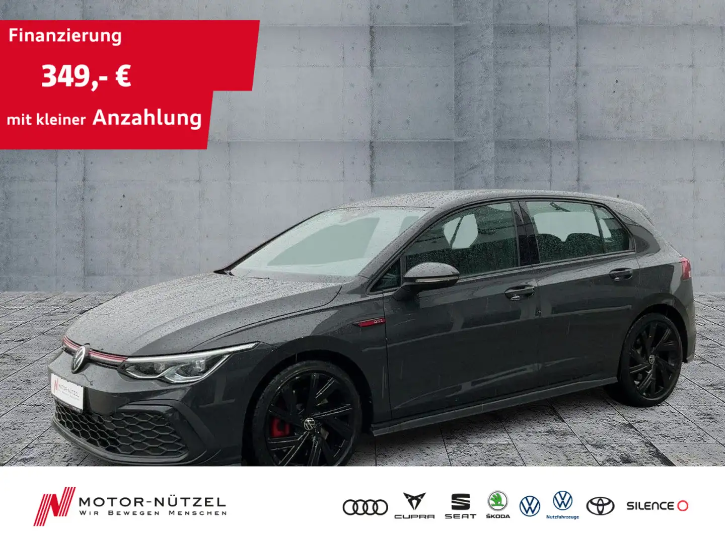 Volkswagen Golf GTI Golf VIII GTI 2.0 TSI LEDplus+APP+AHK+ACC+SHZ+18 Grau - 1