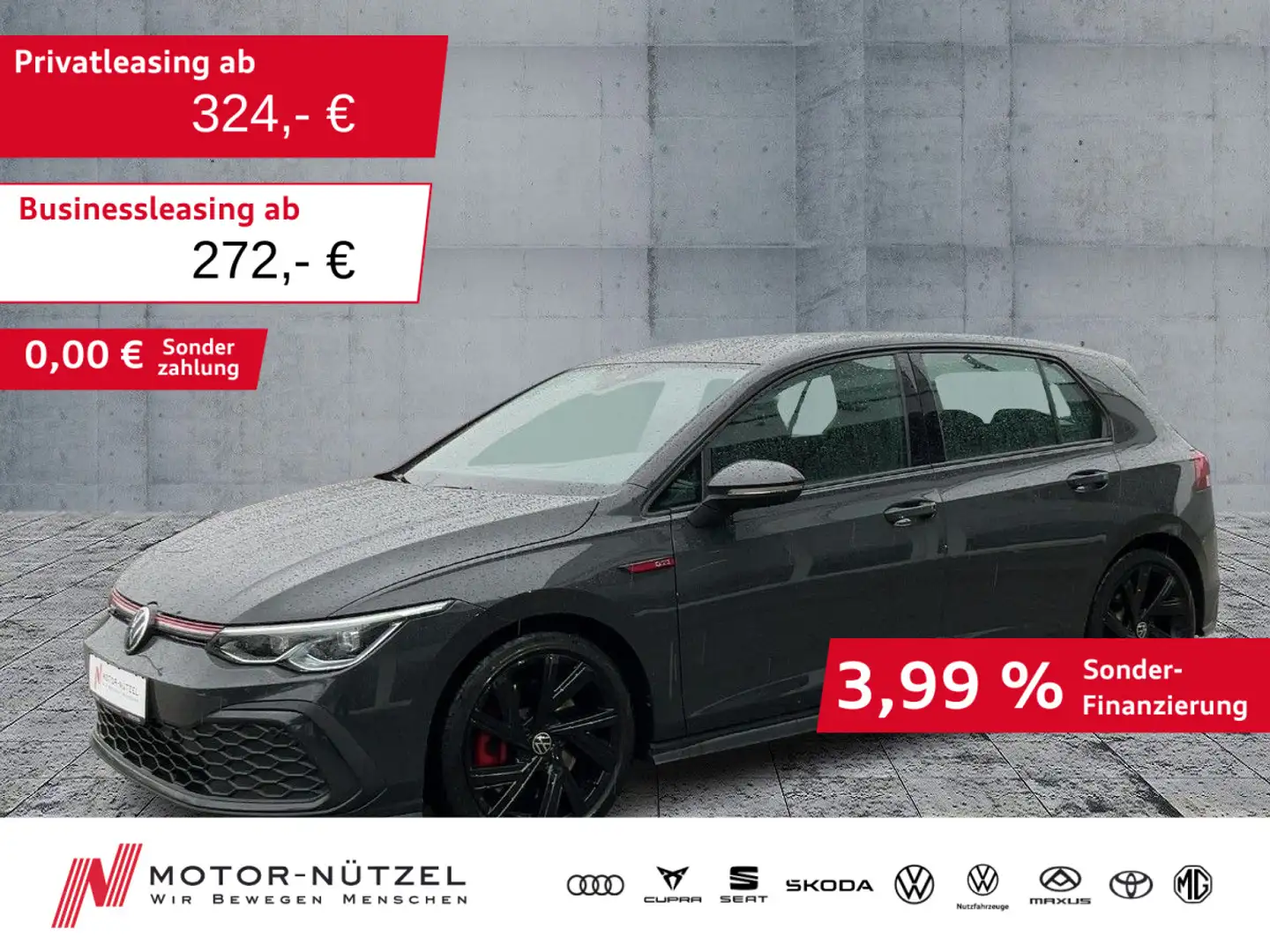 Volkswagen Golf GTI Golf VIII GTI 2.0 TSI LEDplus+APP+AHK+ACC+SHZ+18 Grigio - 1