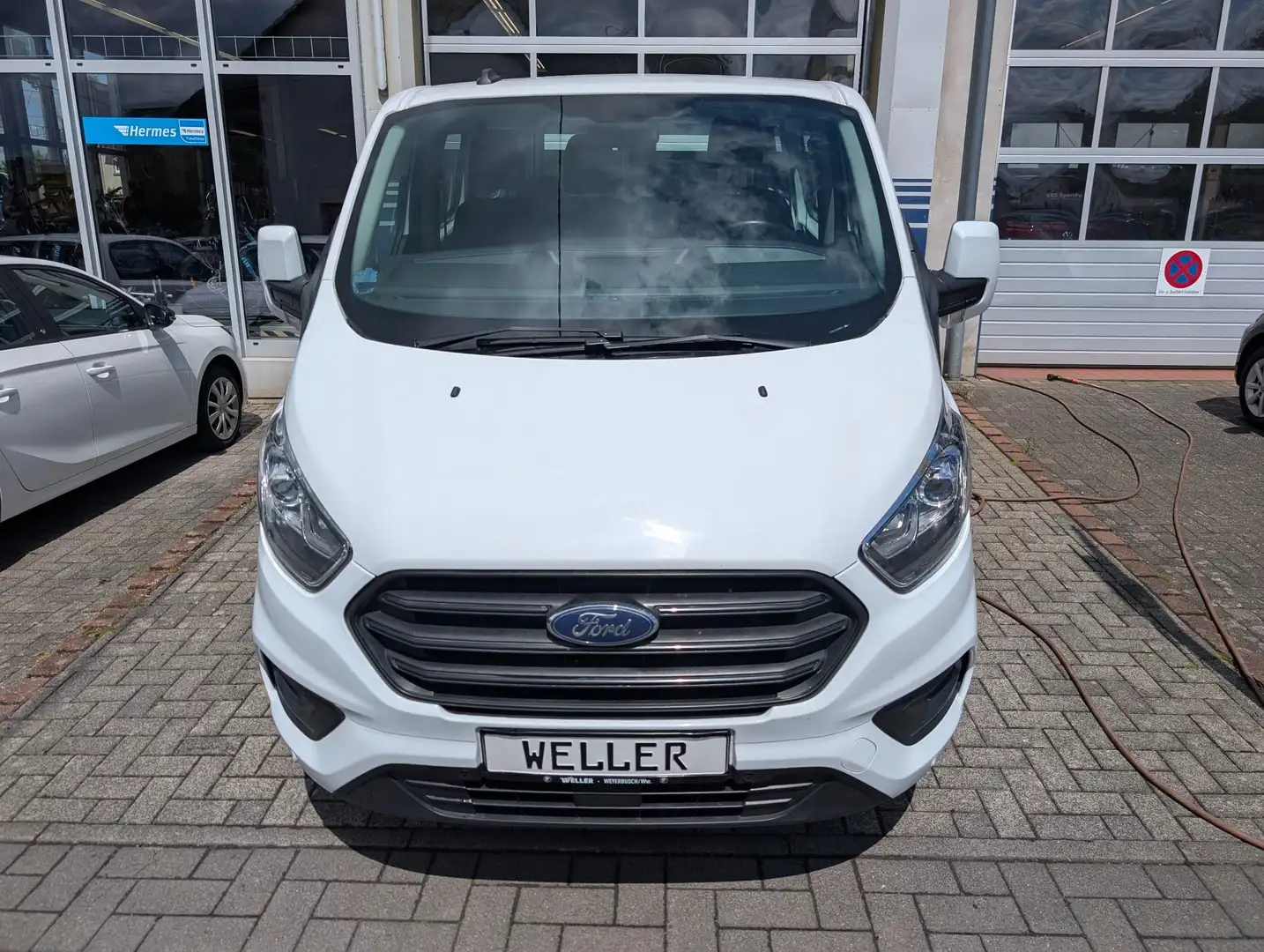 Ford Tourneo Custom 9 Sitzer Klima Neue Allwetter TÜV & Inspektion Blanc - 2