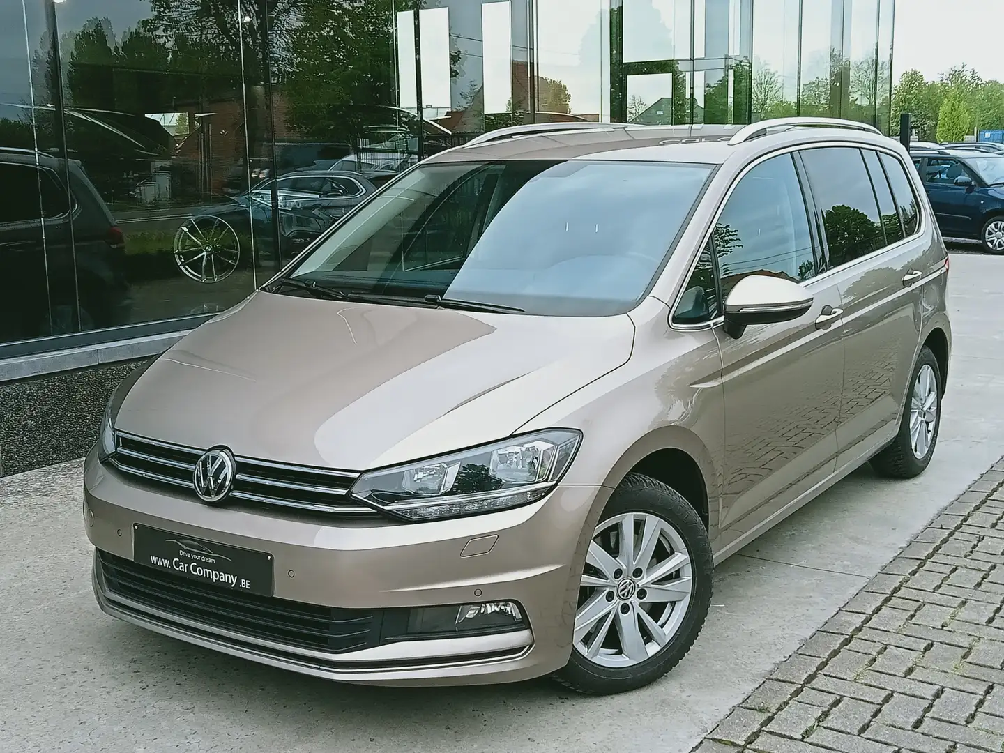 Volkswagen Touran 1.5 TSI HIGHLINE DSG/GPS/ALCANTARA/CAM/ACC/TREKH Beige - 2