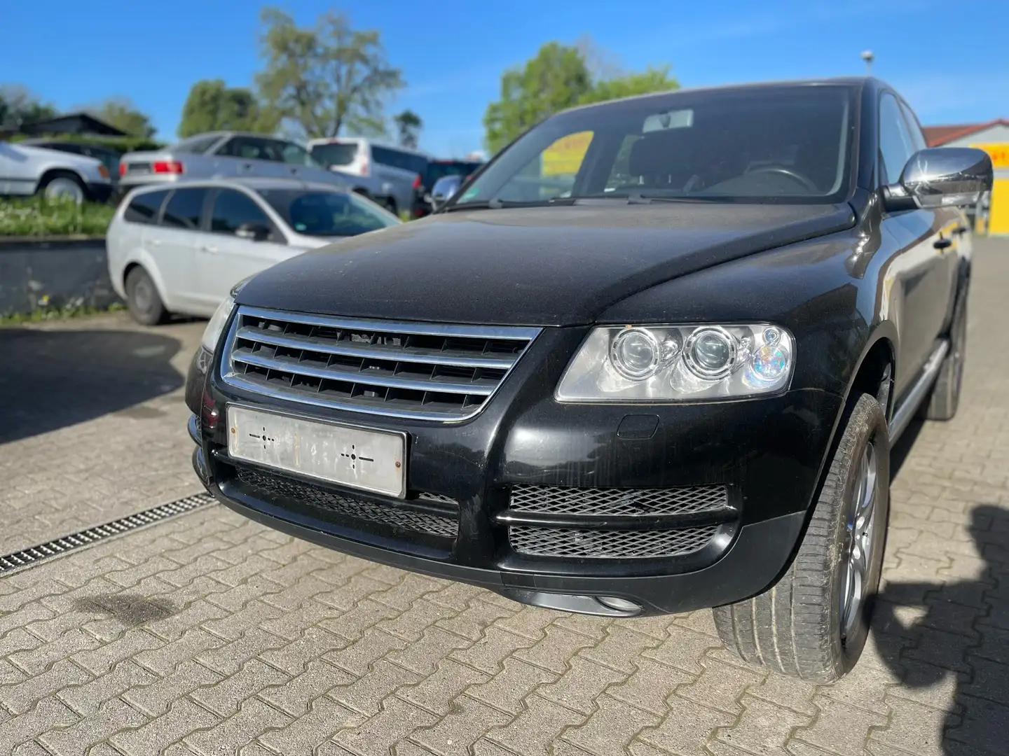 Volkswagen Touareg V6 1.Hand orginal 107Tkm Noir - 2