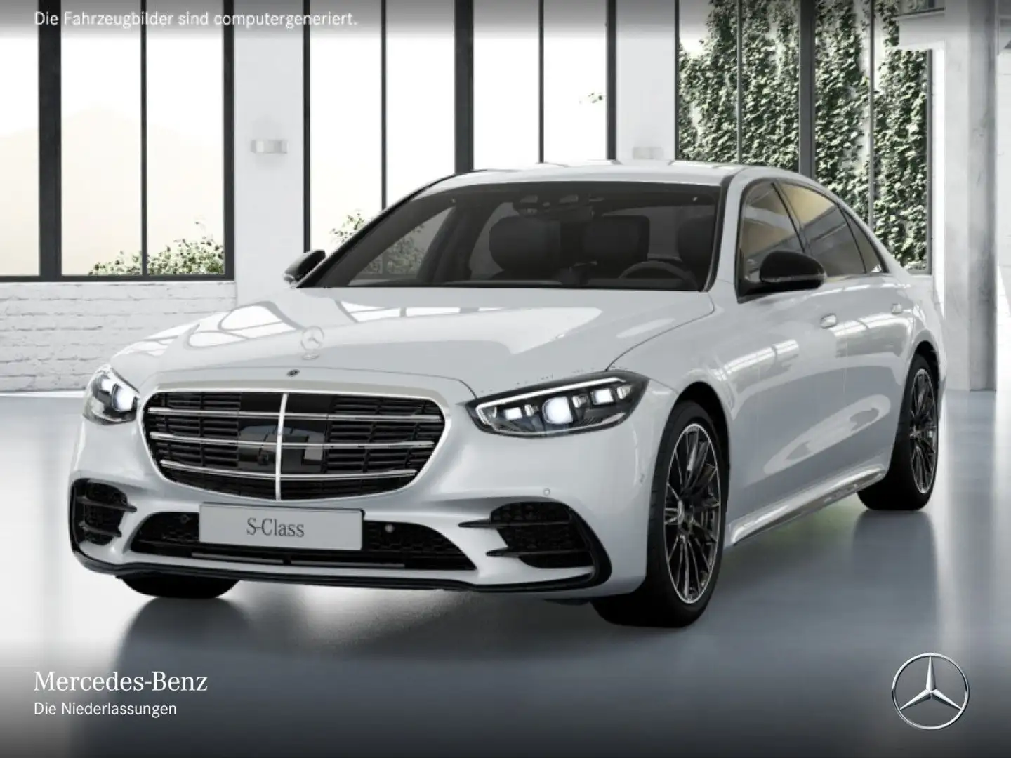 Mercedes-Benz S 350 d L 4M AMG+NIGHT+360+MULTIBEAM+BURMESTER3D Weiß - 2