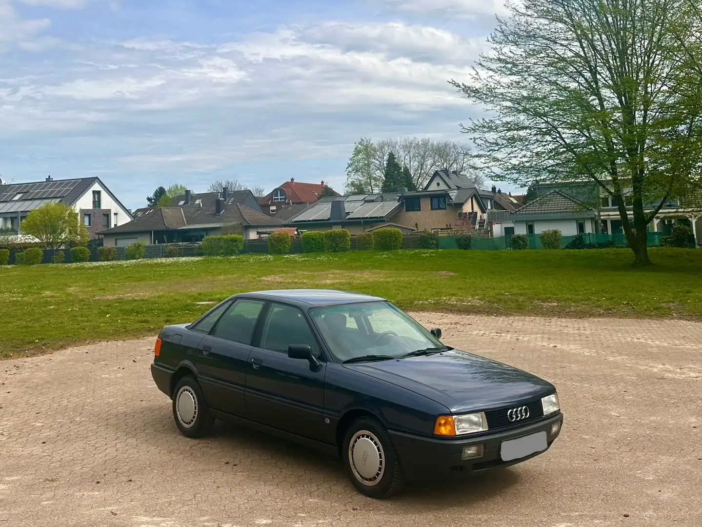 Audi 80 1.8 SEHR GEPFLEGT TOP ZUSTAND OLDTIMER  SCHECKHEFT Blauw - 2
