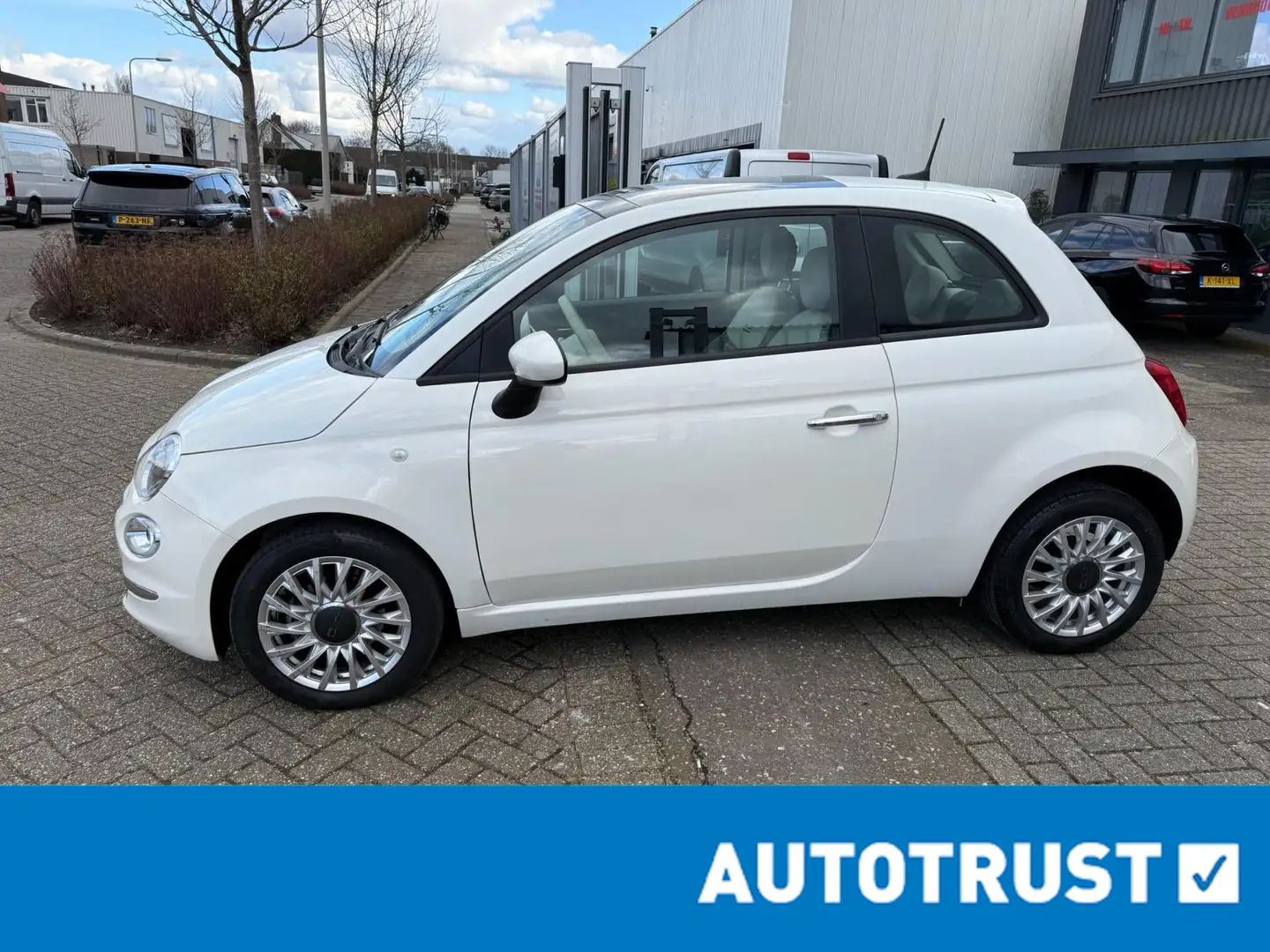 Fiat 500 1.0 Hybrid Lounge l Navi l PDC l met APK geleverd! Blanco - 2