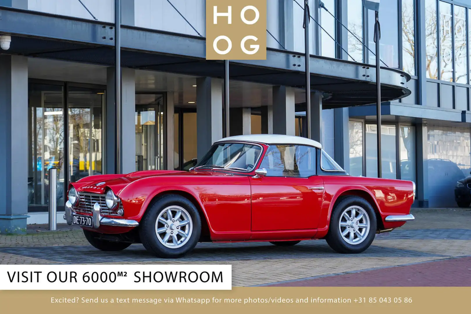 Triumph TR4 2.1 with tuned engine Rood - 1