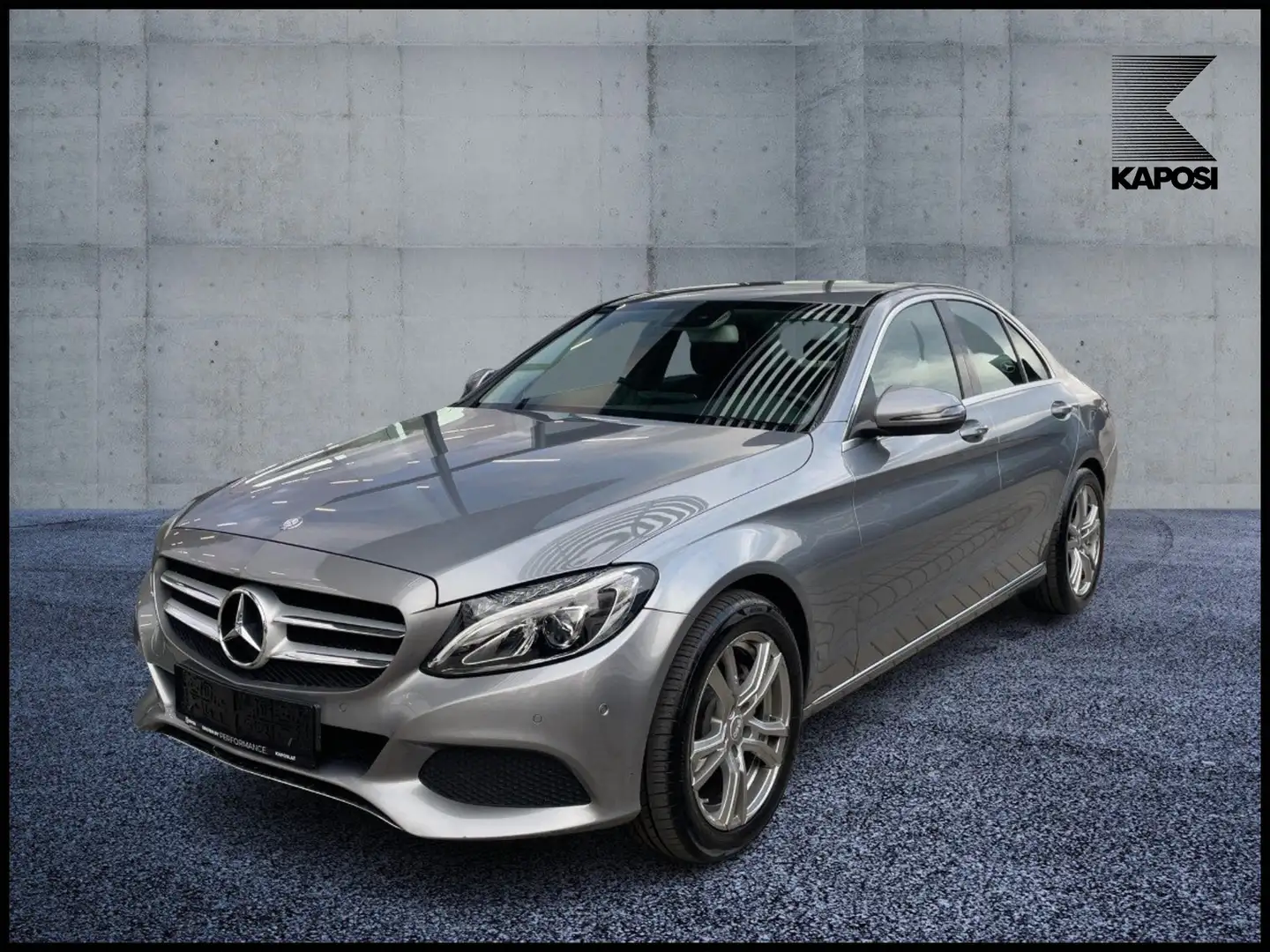Mercedes-Benz C 220 d Leder Sportp. Kam. KlimaA LM SHZ Ambi Grau - 1