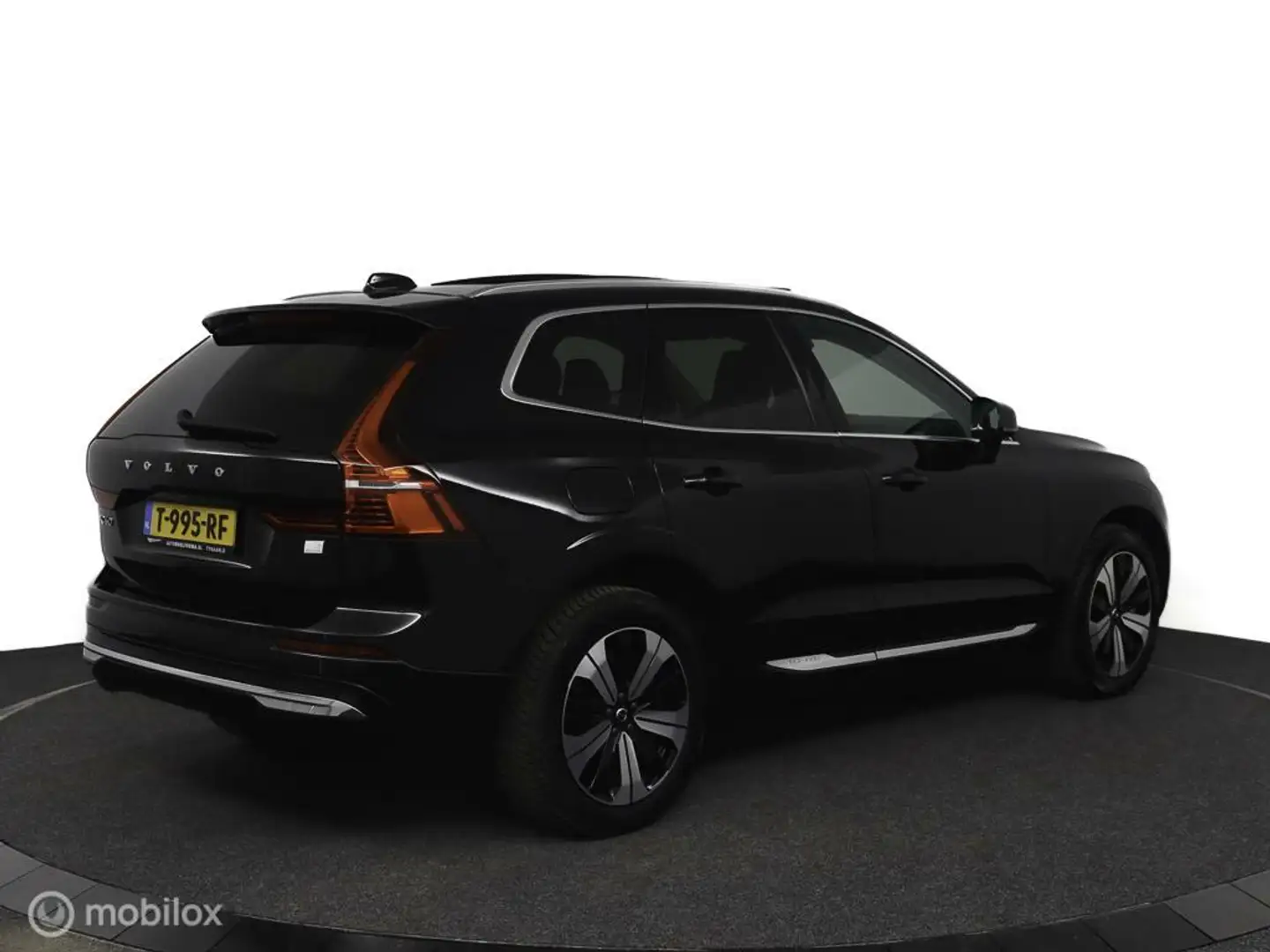 Volvo XC60 2.0 T6 Plug-in |ACC| leer| adapt| panodak Zwart - 2