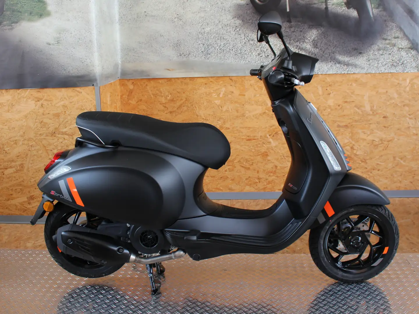 Vespa Sprint S 125 Sprint 125 S E5+ Schwarzmatt =NEU= 4-Jahresgarant. Schwarz - 2