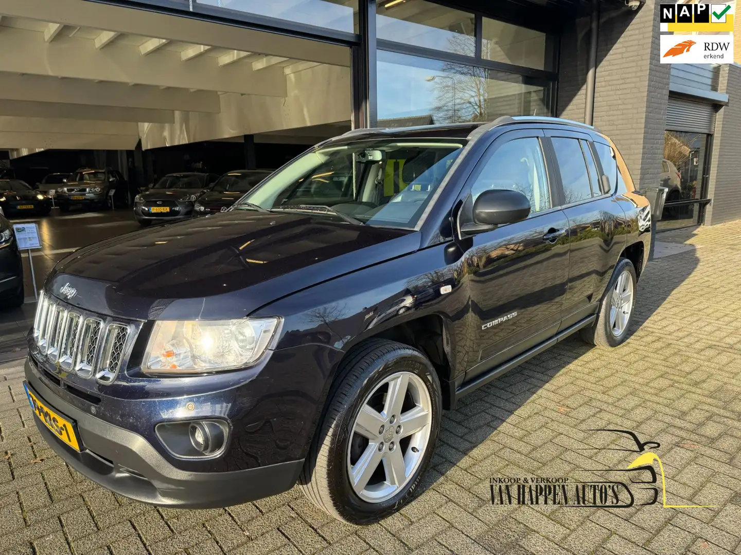 Jeep Compass 2.4 Limited 4WD / AUTOMAAT / APK 2-2025 Blauw - 1