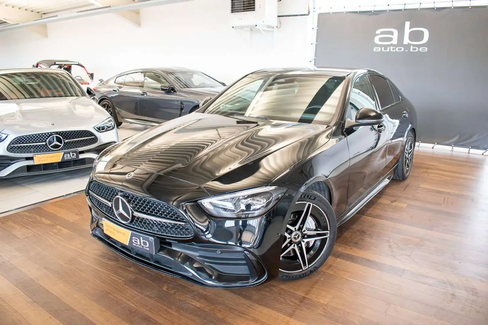 Mercedes-Benz C 180 AMG-LINE DYN SEL,APPLE/ANDROID,KEY-LESS,ZETELVER Noir - 2
