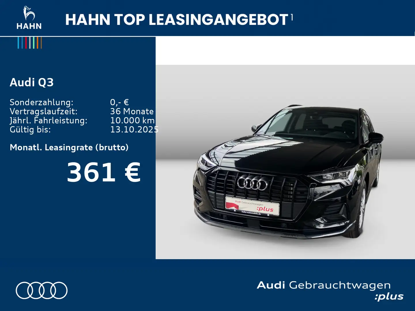 Audi Q3 35 TDI S-tronic advanced AHK Navi LED Virtual Schwarz - 2