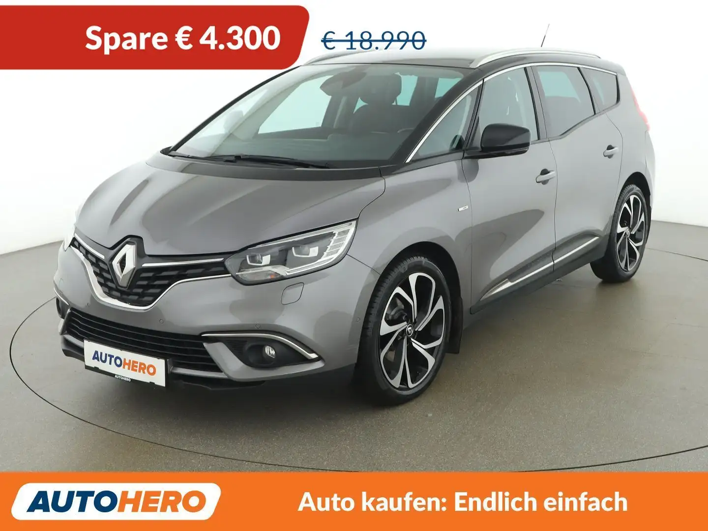 Renault Grand Scenic 1.6 dCi Energy BOSE-Edition Aut. *LED*SPUR*TOT*AHK Grau - 1