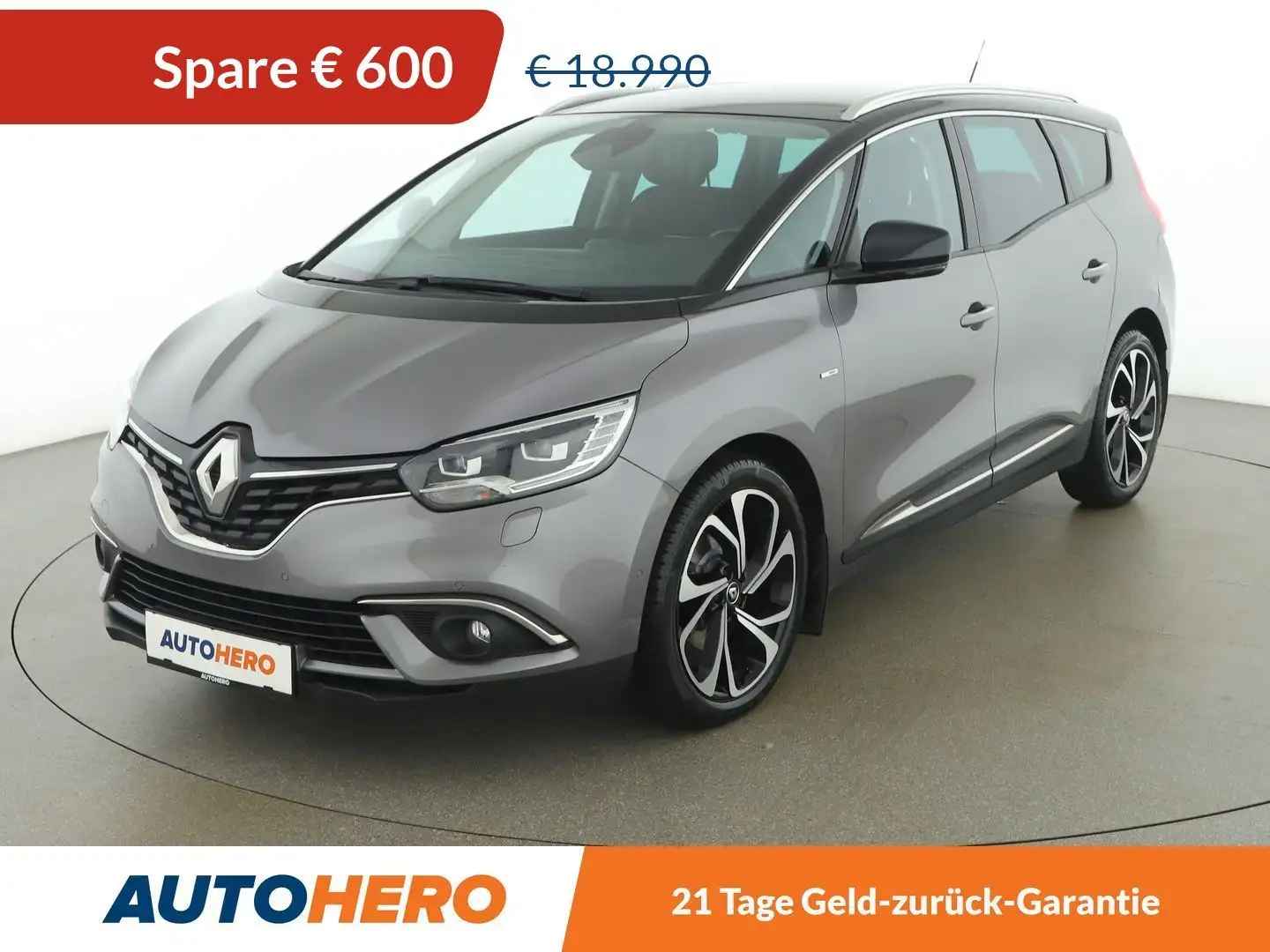Renault Grand Scenic 1.6 dCi Energy BOSE-Edition Aut. *LED*SPUR*TOT*AHK Grau - 1