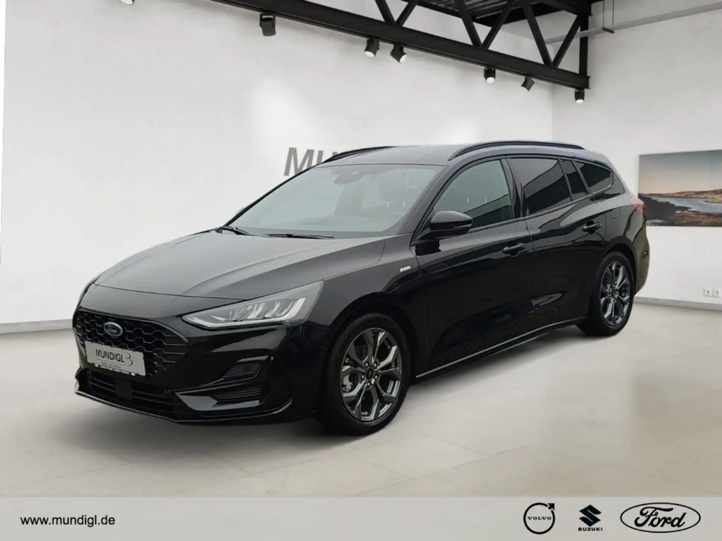Ford Focus Turnier ST-Line X 1.0 EcoBoost Mild-Hybrid EU6d HU Schwarz - 1