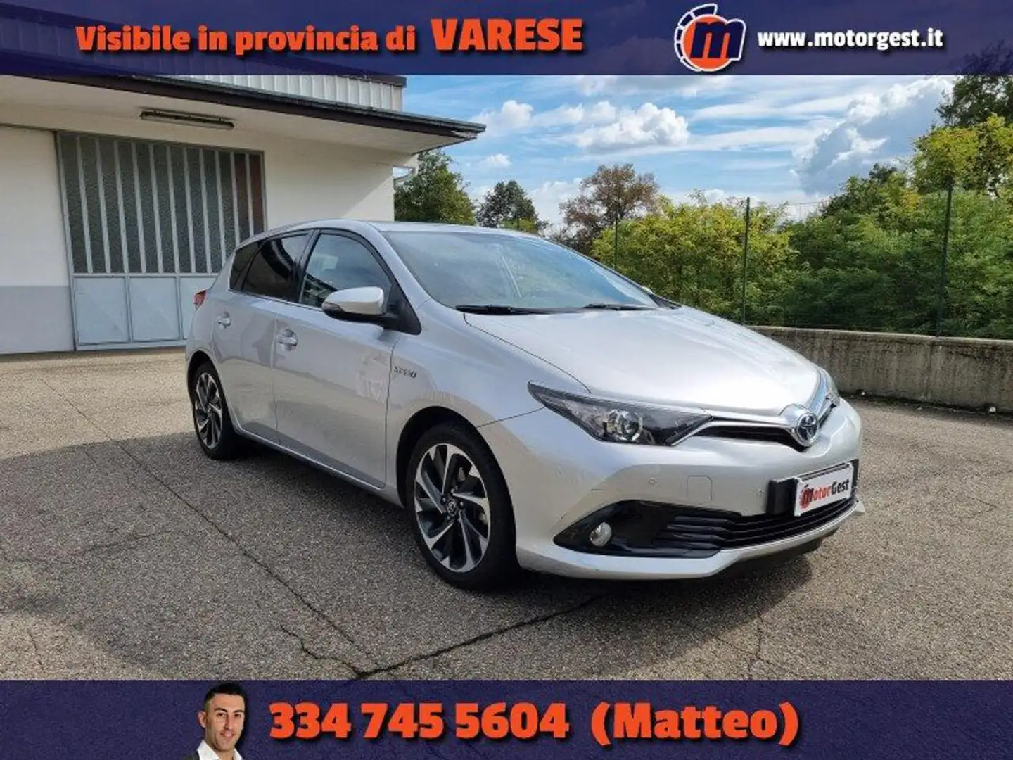 Toyota Auris 1.8 Hybrid Style (OK NEOPATENTATI) Grigio - 1